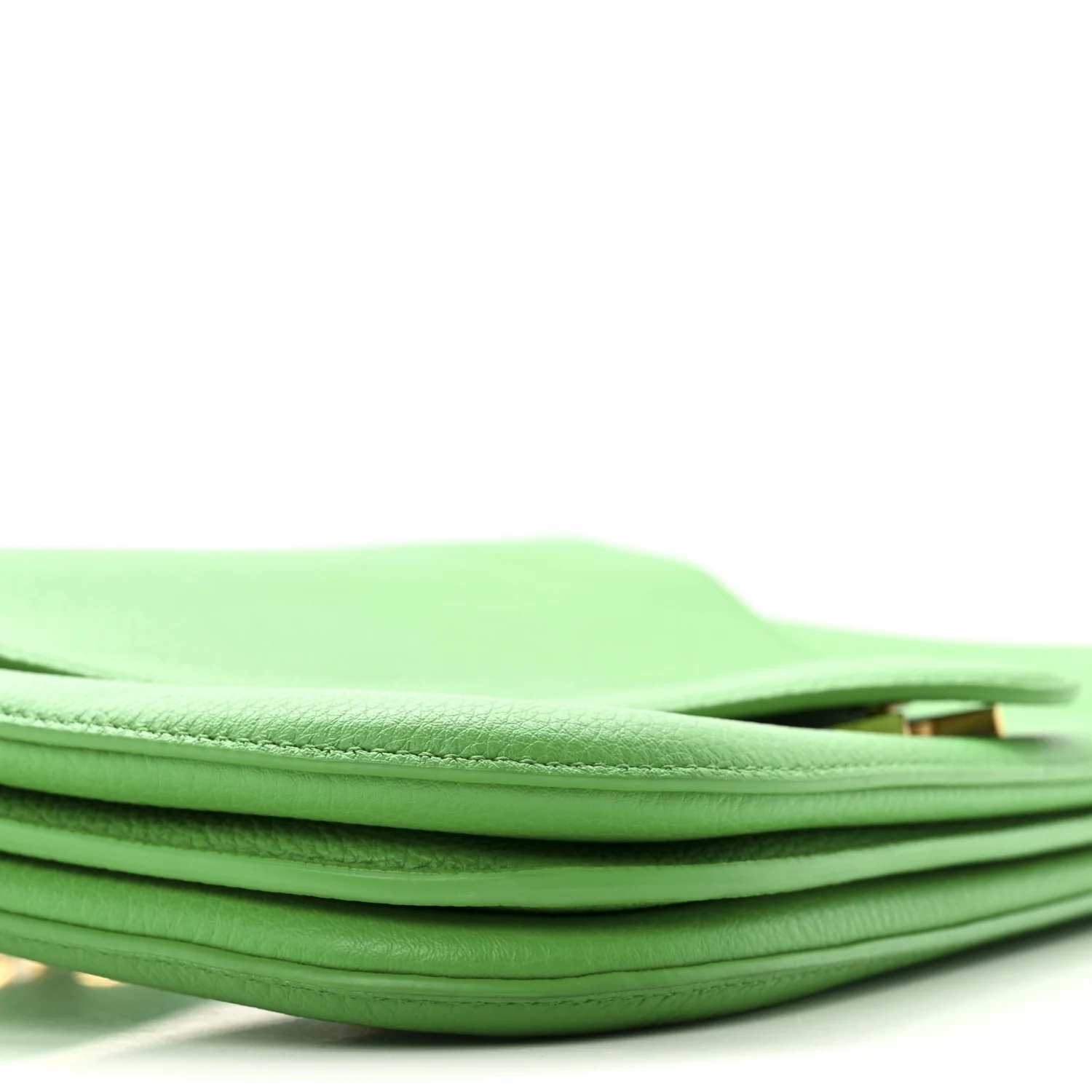 Calfskin Mount Envelope Bag Parakeet - Image 9