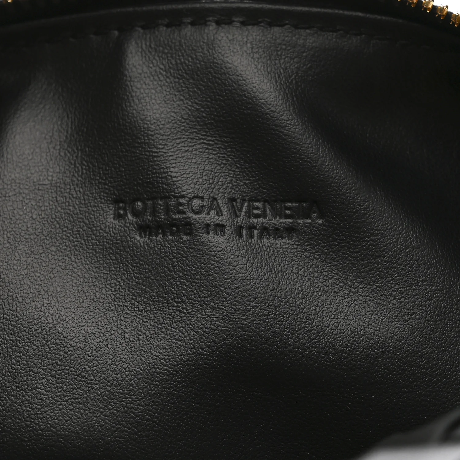 Calfskin Nappa Intrecciato Mini Wallace Black - Image 6