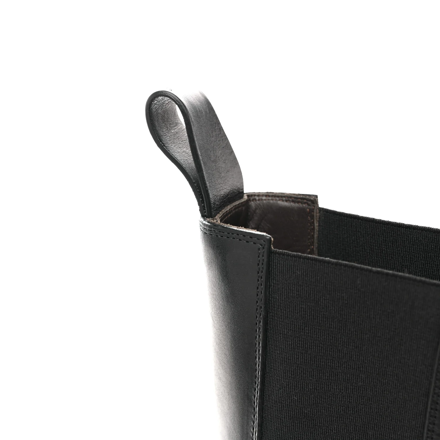 Calfskin The Tire Chelsea Boots 38 Black Green - Image 10