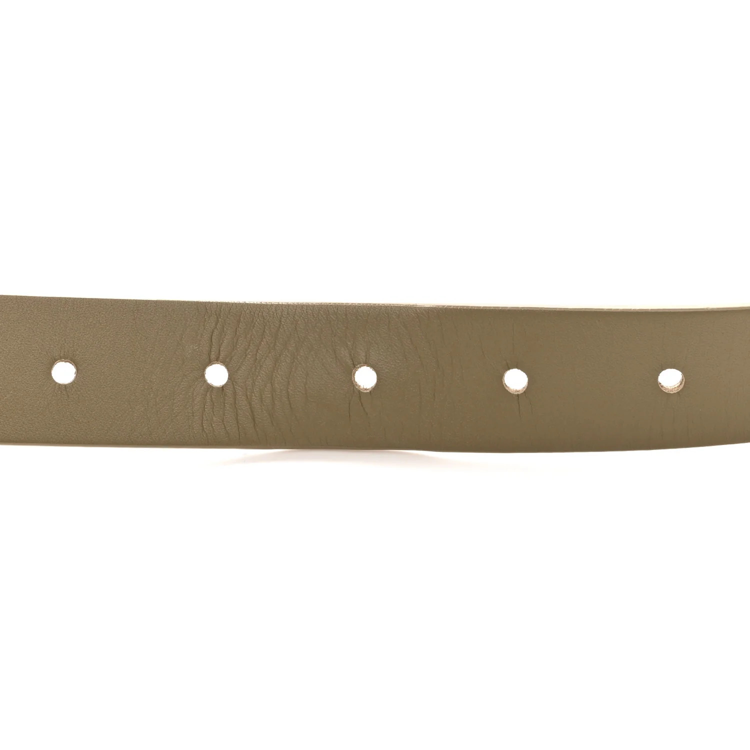 Calfskin Triangle Belt 90 36 Travertine - Image 3