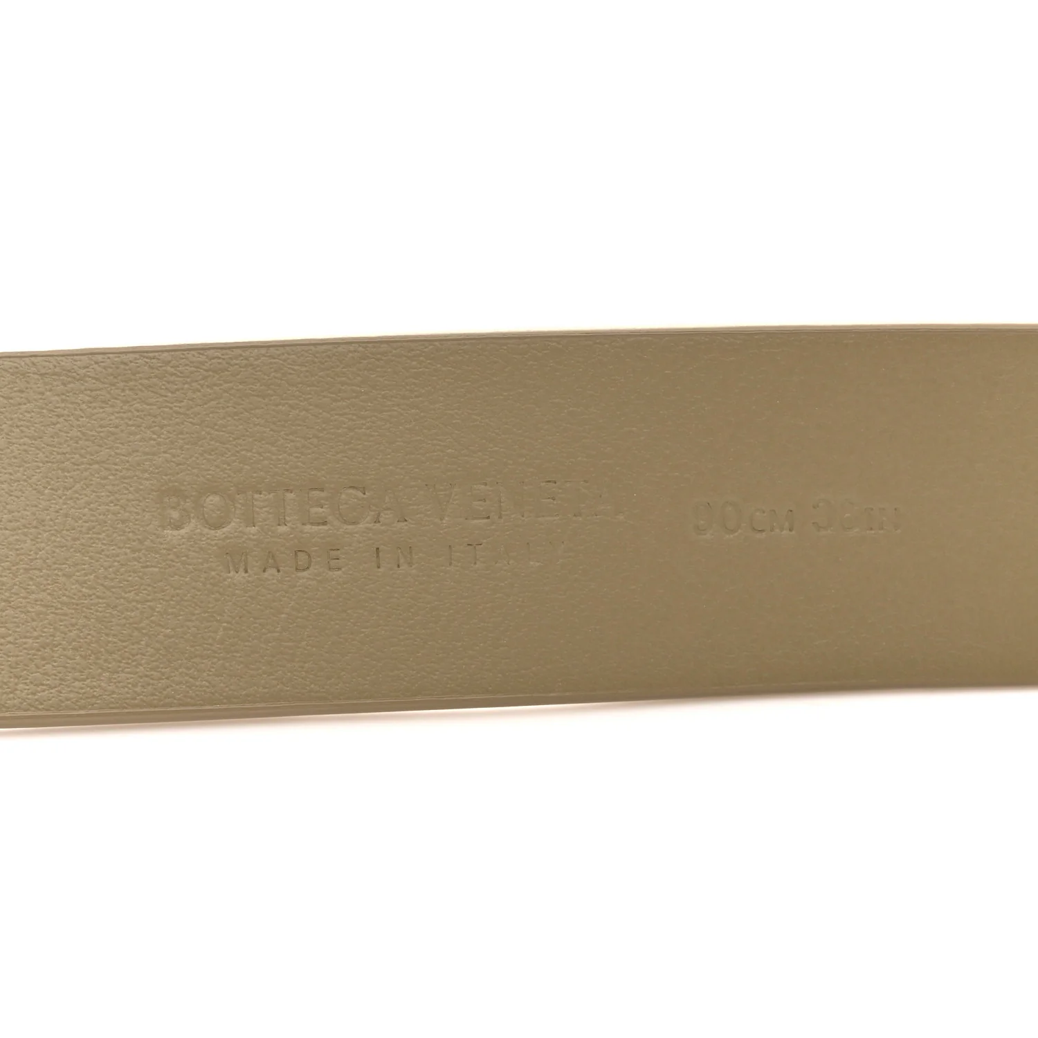 Calfskin Triangle Belt 90 36 Travertine - Image 5