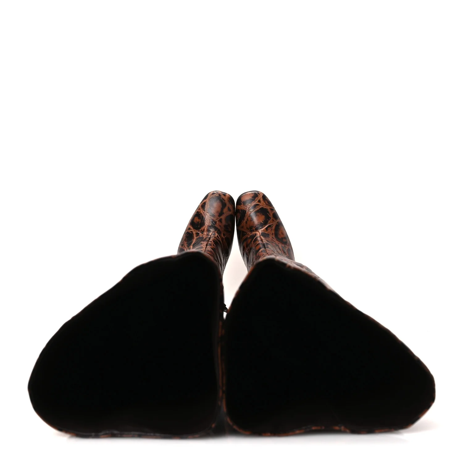 Croc Effect Canalazzo Over The Knee Boots 39 Barrel - Image 2