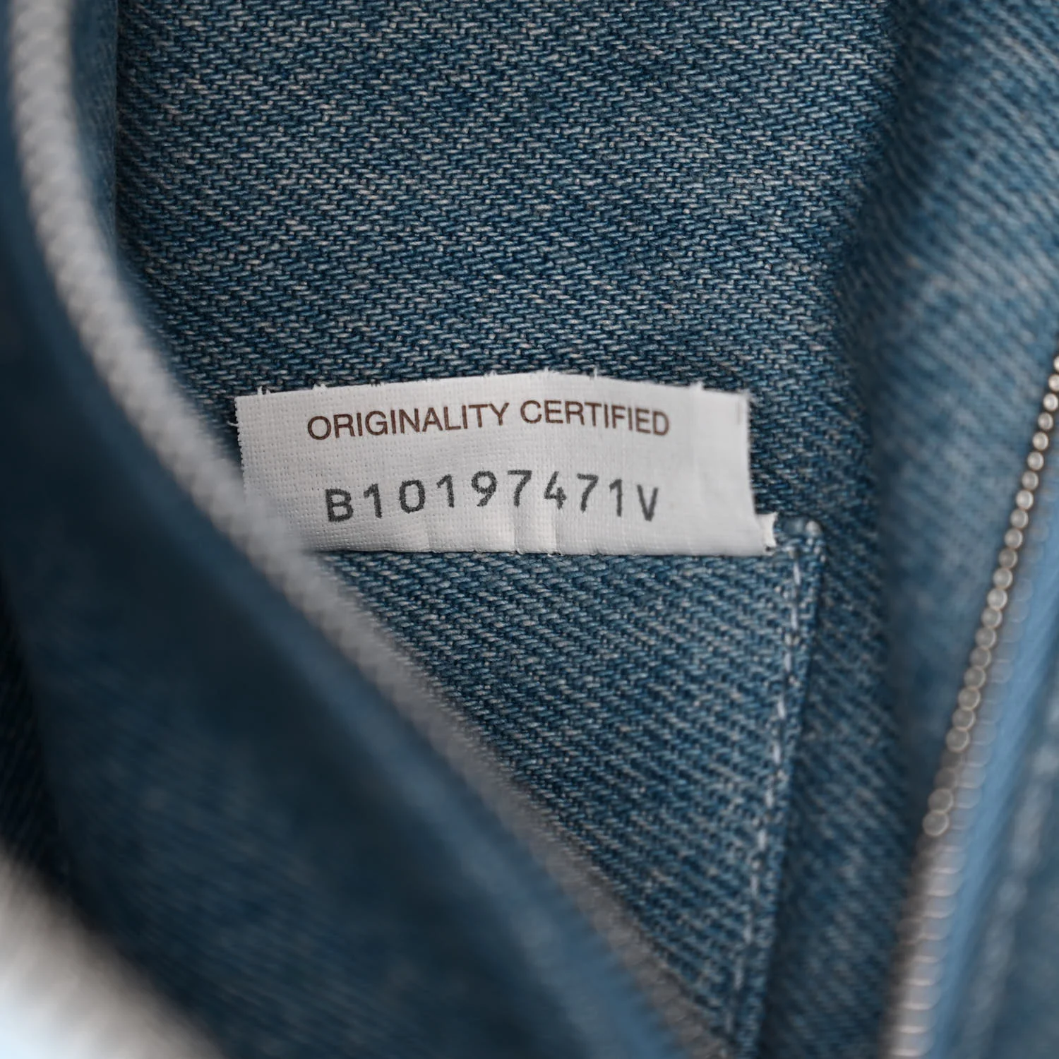 Denim Maxi Intrecciato Brick Cassette Bag Indigo - Image 7