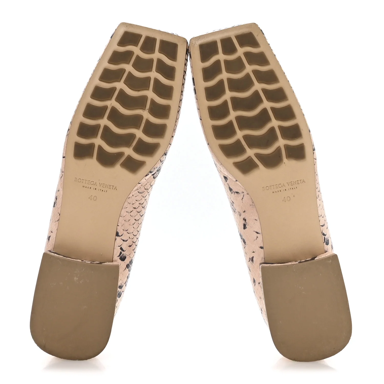 Faded Snakeskin Printed Tower Flat 40 Cantaloupe Black - Image 6