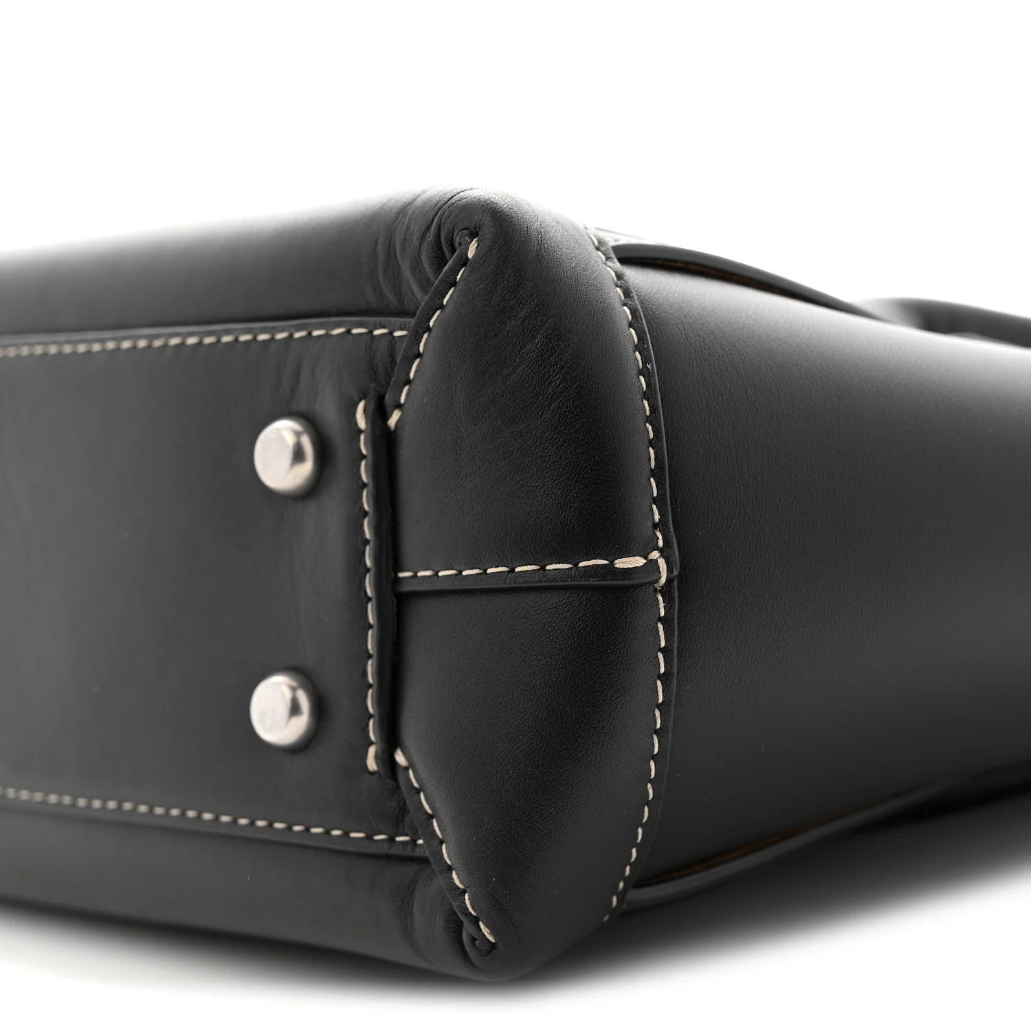 French Calfskin Maxi Intrecciato Arco 33 Black - Image 10