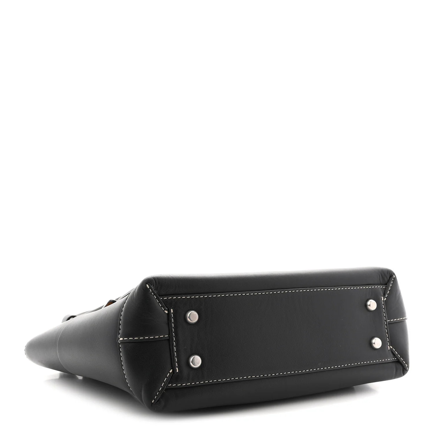 French Calfskin Maxi Intrecciato Arco 33 Black - Image 4