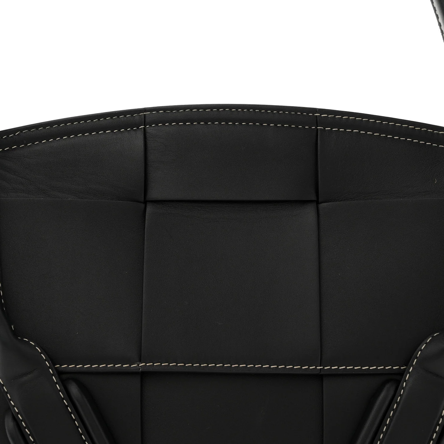 French Calfskin Maxi Intrecciato Arco 33 Black - Image 8