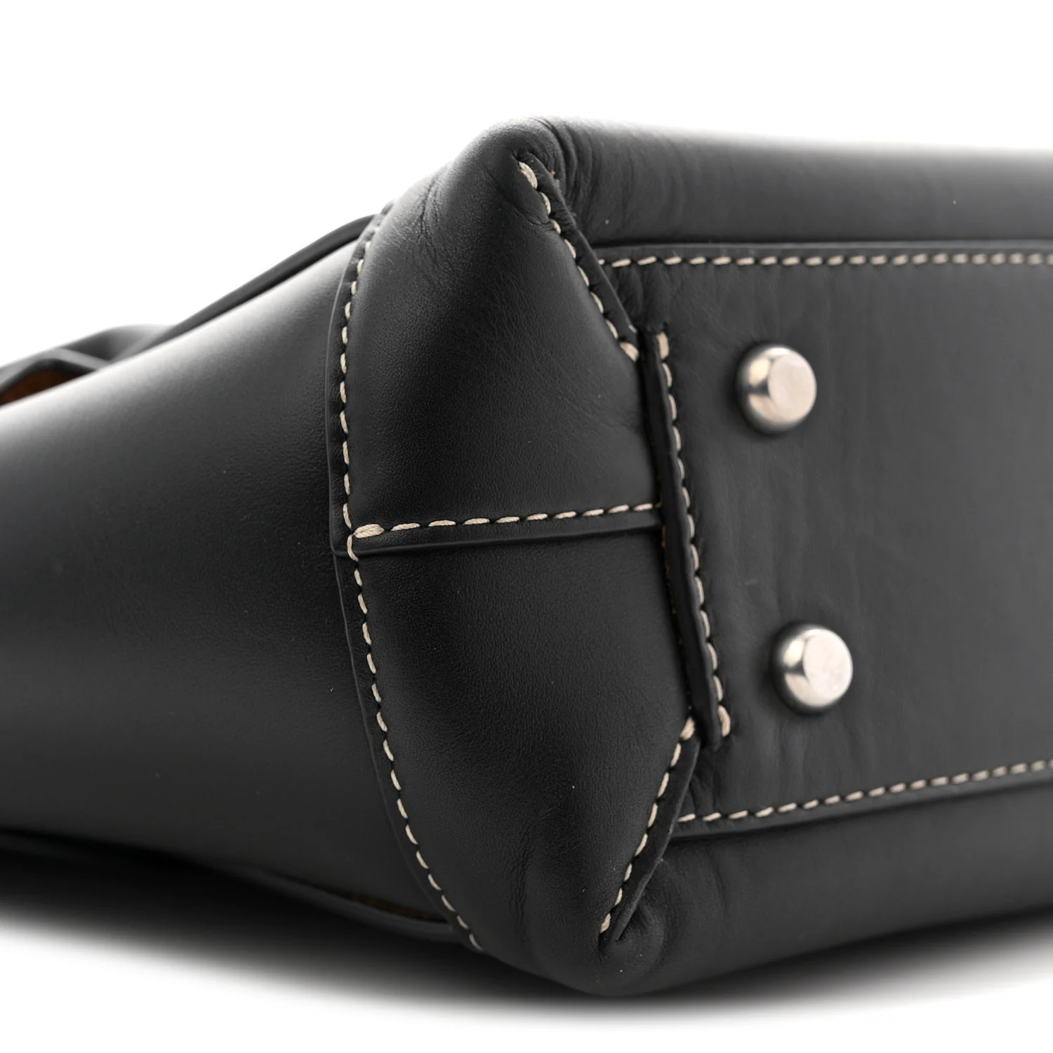 French Calfskin Maxi Intrecciato Arco 33 Black - Image 9