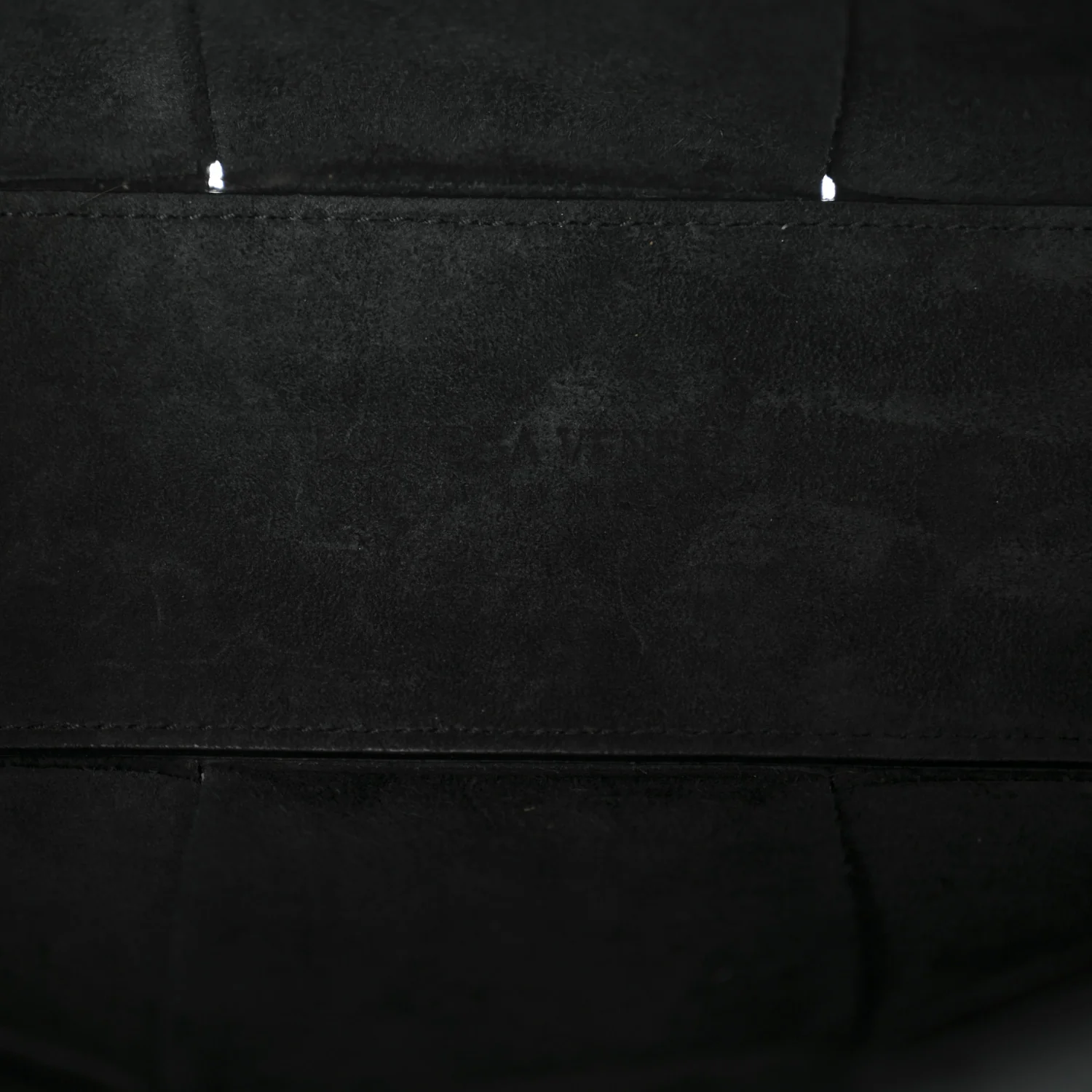 Grained Calfskin Intrecciato Mini Arco Tote Black - Image 7