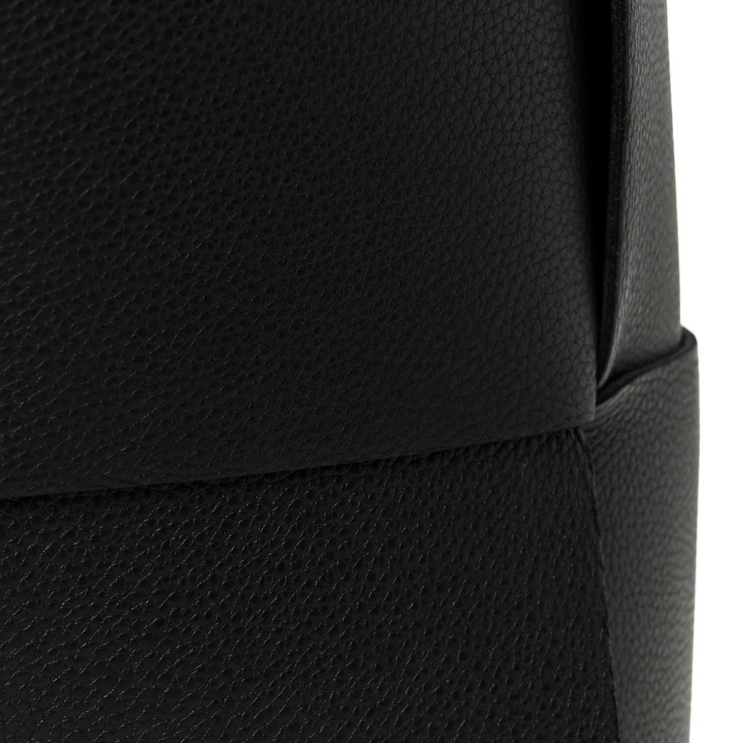 Grained Calfskin Intrecciato Small Arco Tote Black - Image 9