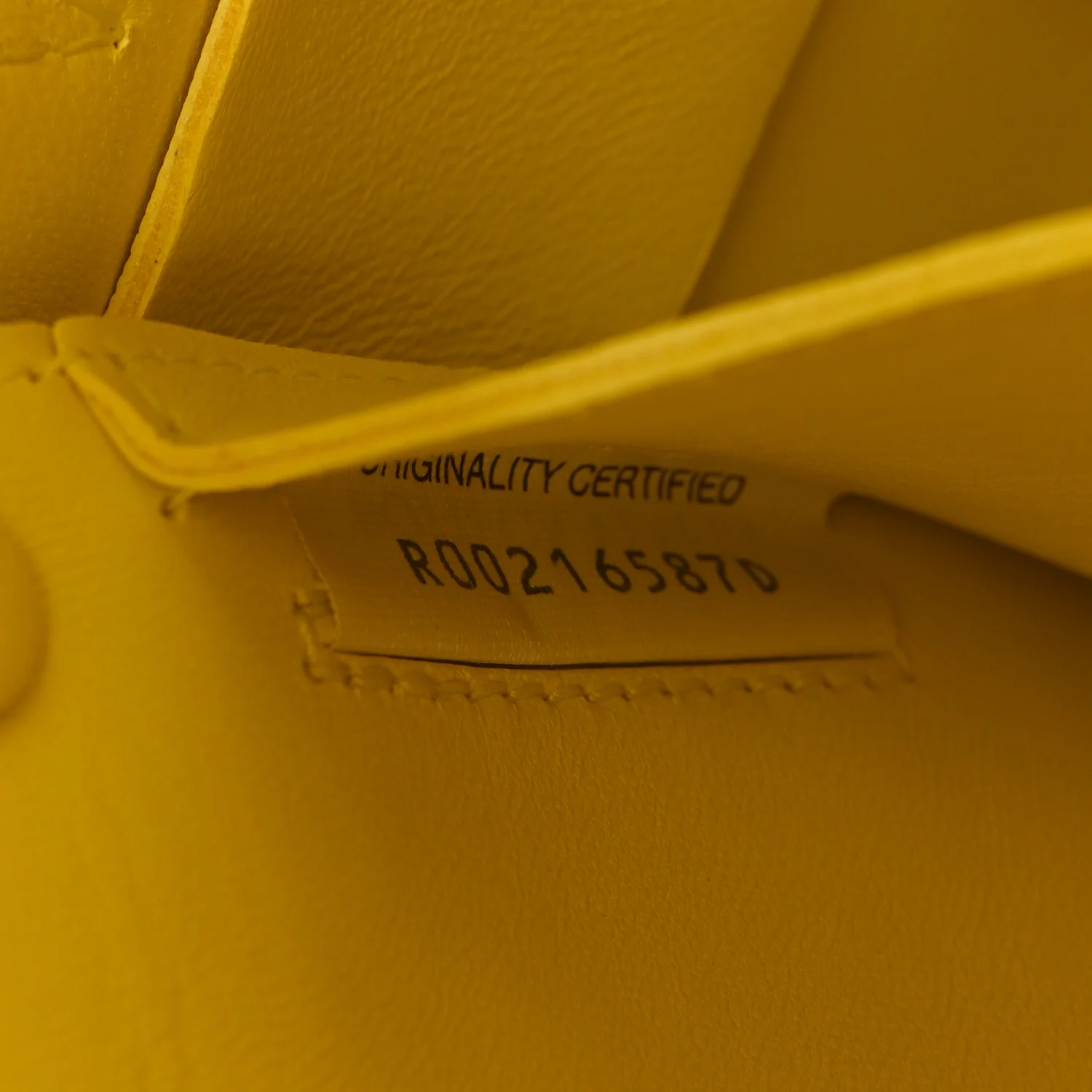 Lambskin Maxi Intrecciato Small Cassette Crossbody Bag Lemonade - Image 12