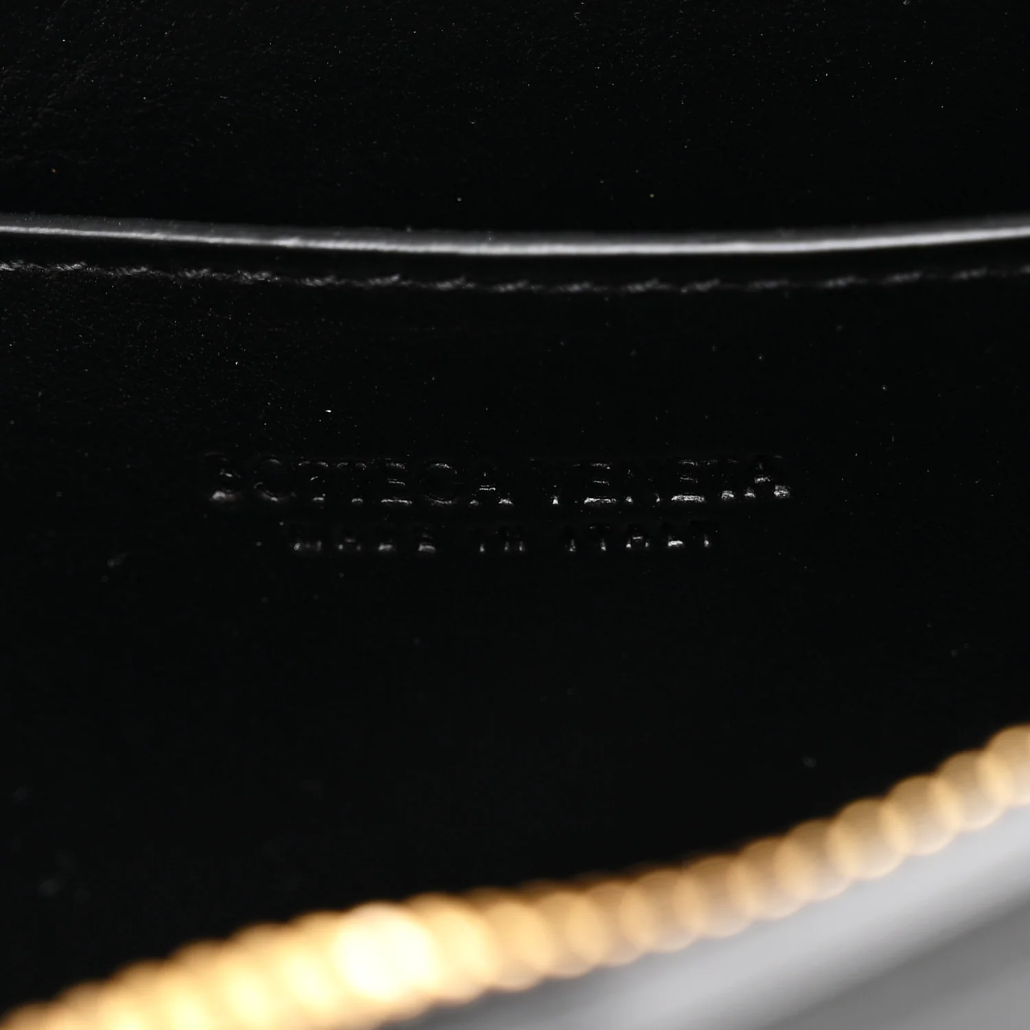 Lambskin Maxi Intreccio Cassette Phone Pouch Crossbody Bag Black - Image 6