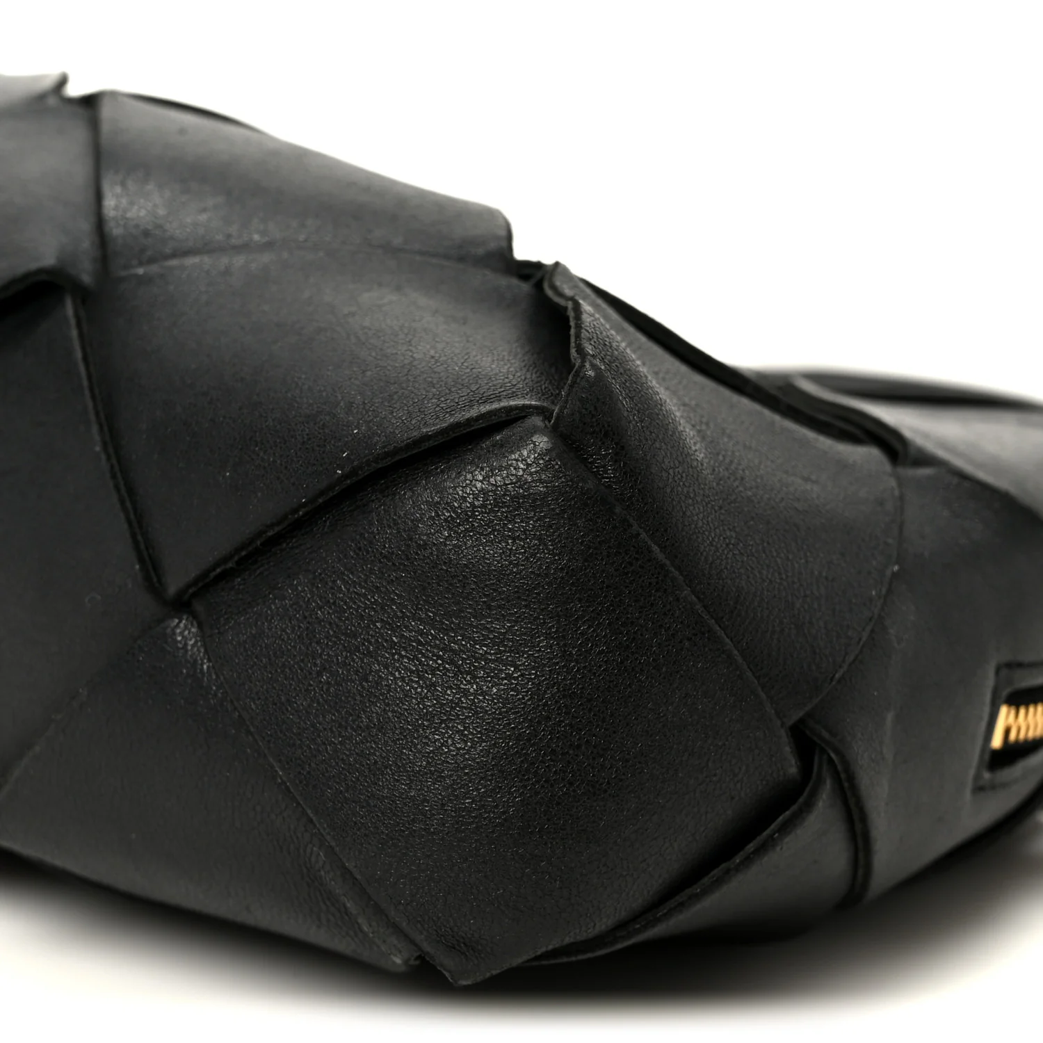 Lambskin Maxi Intreccio Small Cassette Camera Bag Black - Image 9
