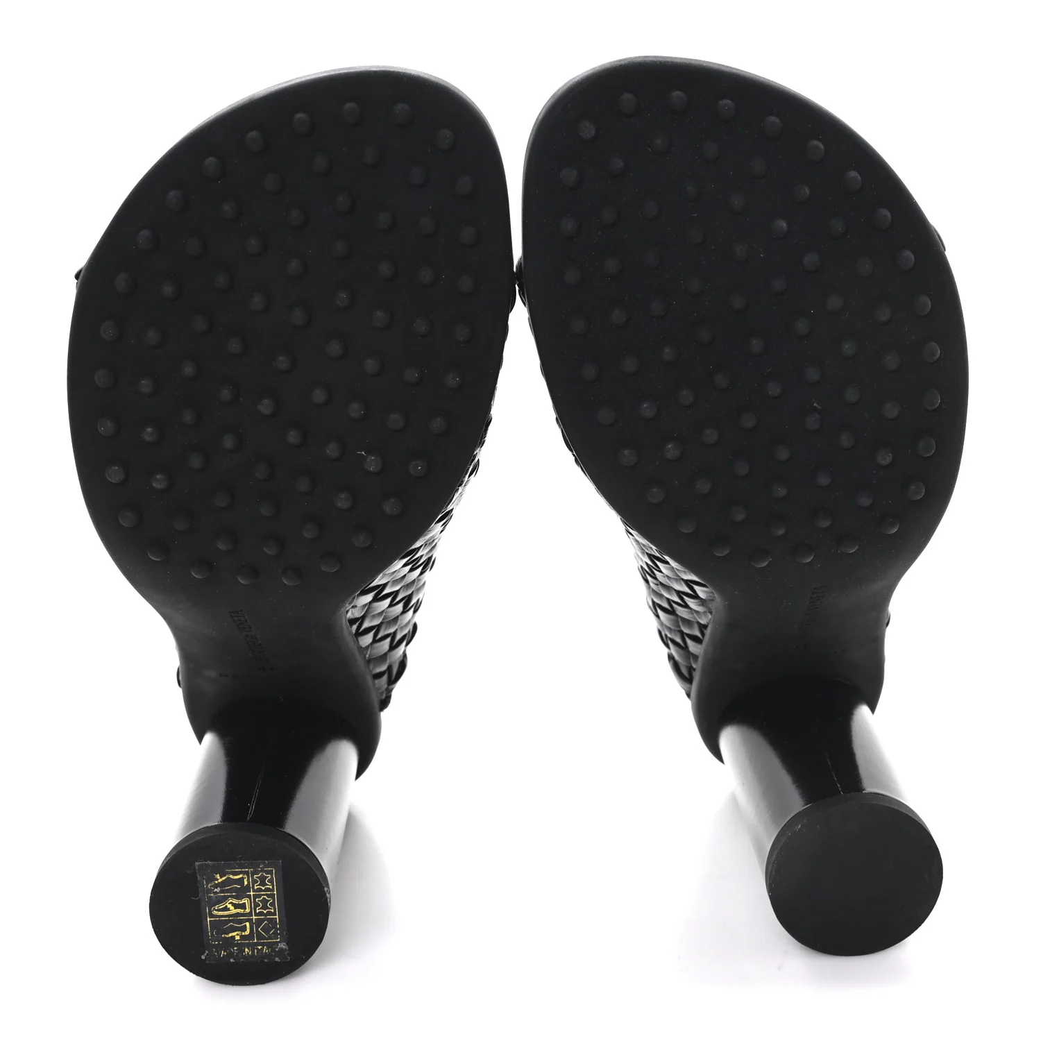 Nappa Intrecciato Atomic Sandals 41 Black - Image 6