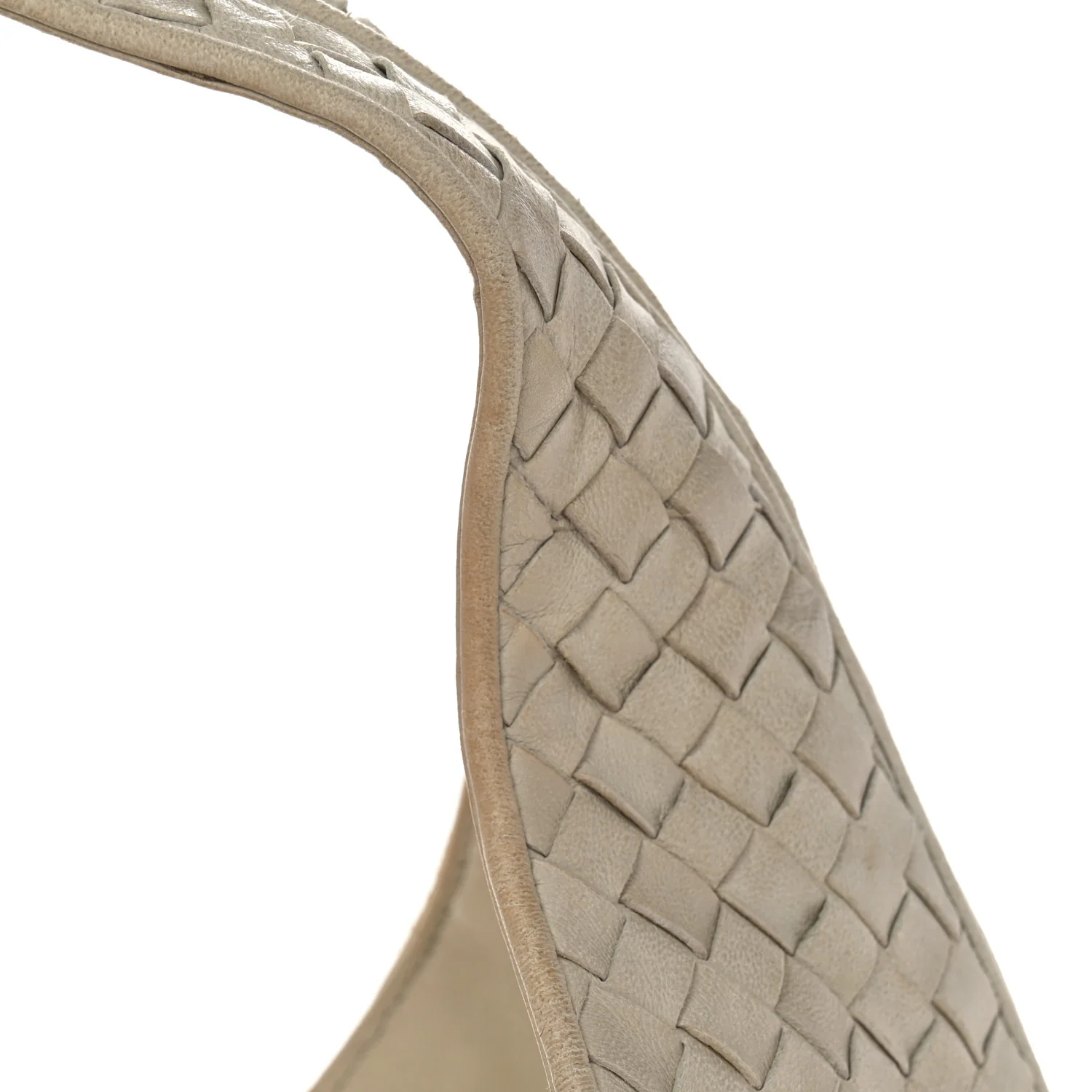 Nappa Intrecciato Ball Hobo White - Image 15
