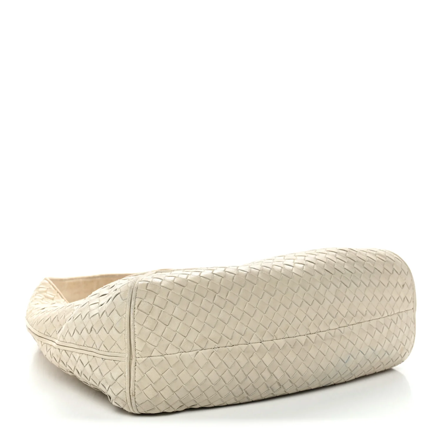 Nappa Intrecciato Ball Hobo White - Image 5