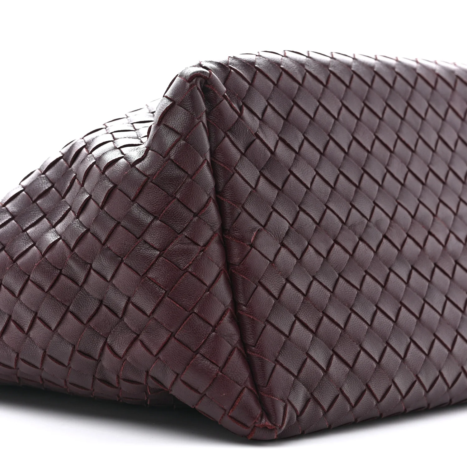 Nappa Intrecciato Bella Tote Aubergine - Image 9