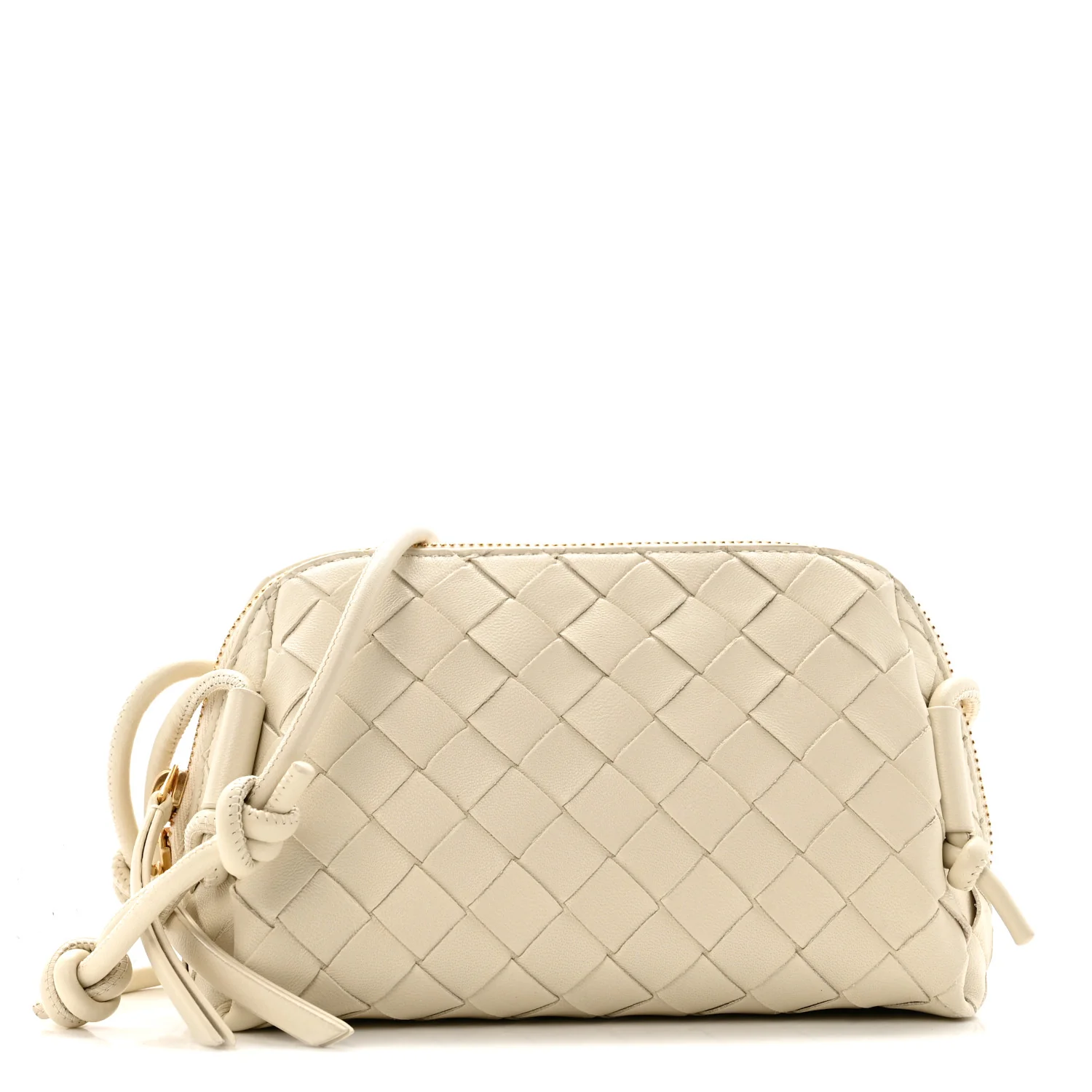 Nappa Intrecciato Concert Pouch Sea Salt
