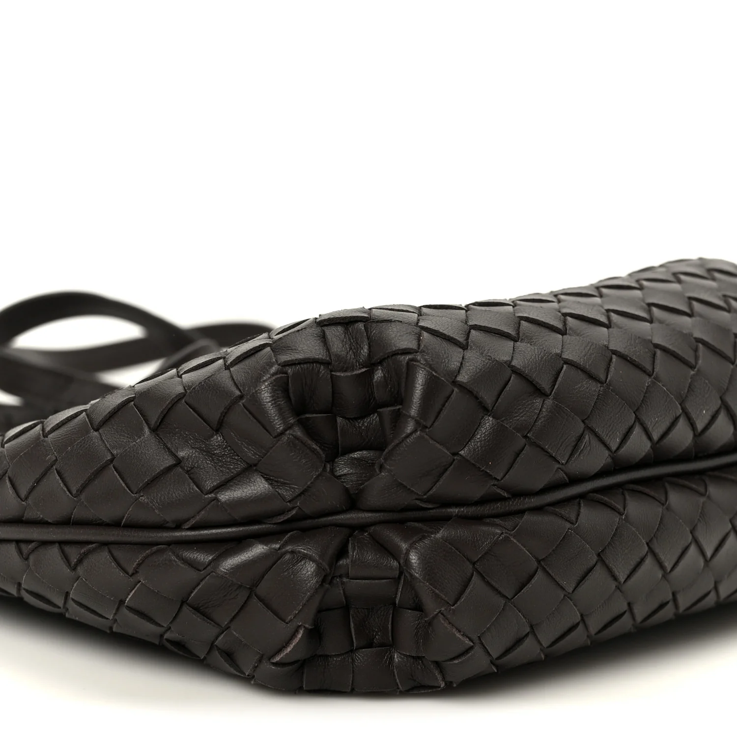 Nappa Intrecciato Crossbody Ebano - Image 10