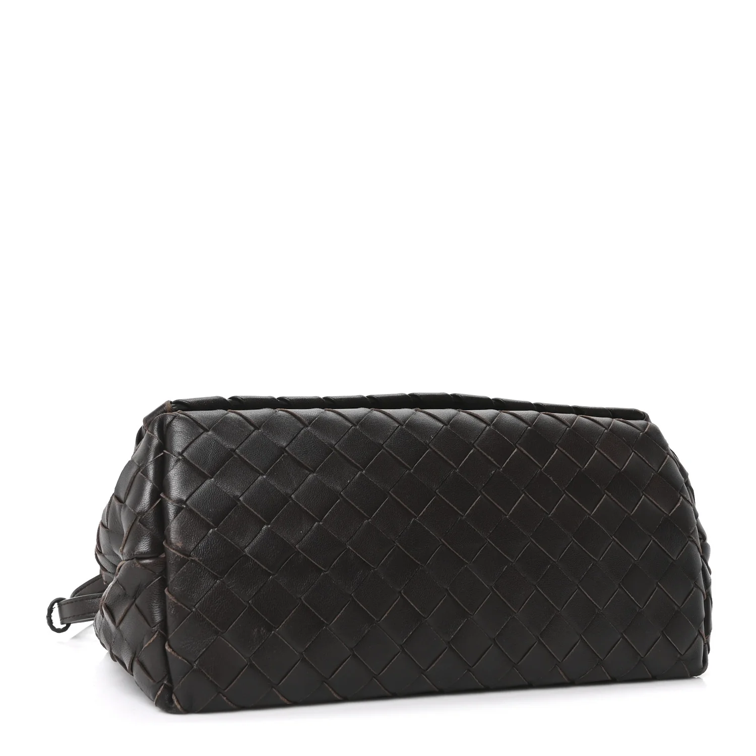 Nappa Intrecciato Crossbody Messenger Flap Ebano - Image 4