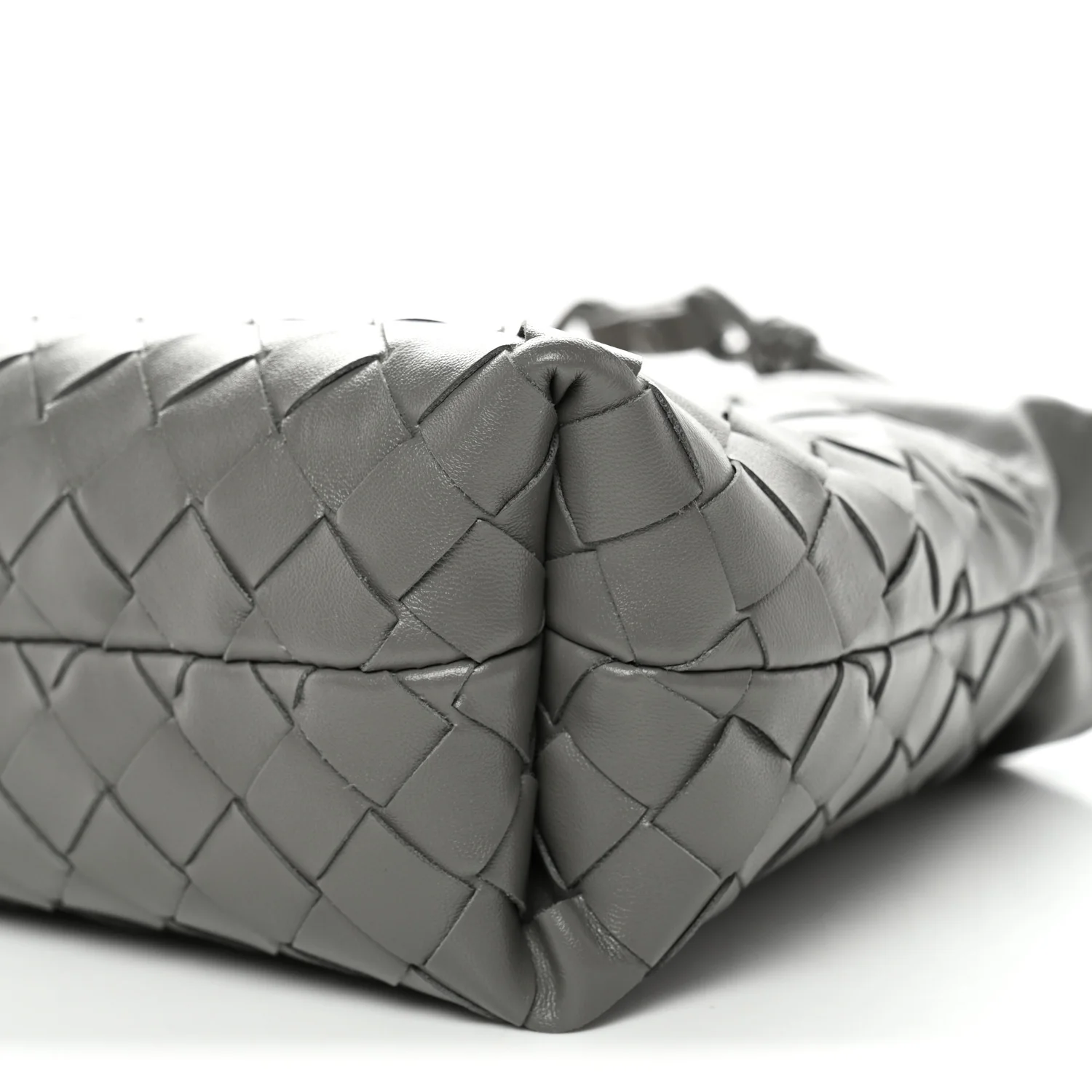 Nappa Intrecciato Dustbag Notte Shoulder Bag Basalt - Image 10