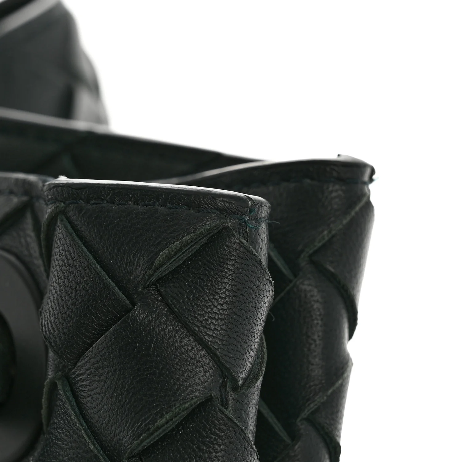 Nappa Intrecciato Large Andiamo Shoulder Bag Inkwell - Image 11