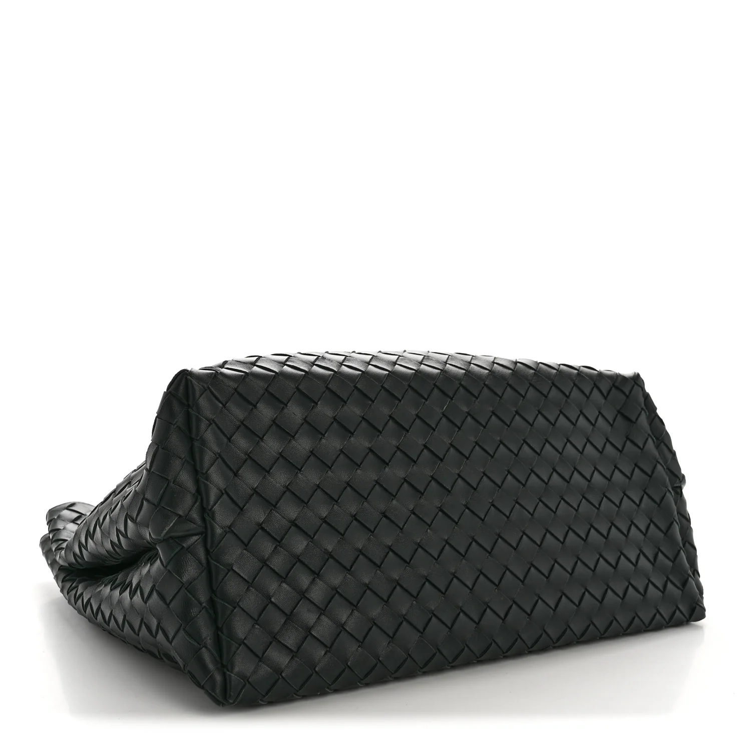 Nappa Intrecciato Large Andiamo Shoulder Bag Inkwell - Image 4