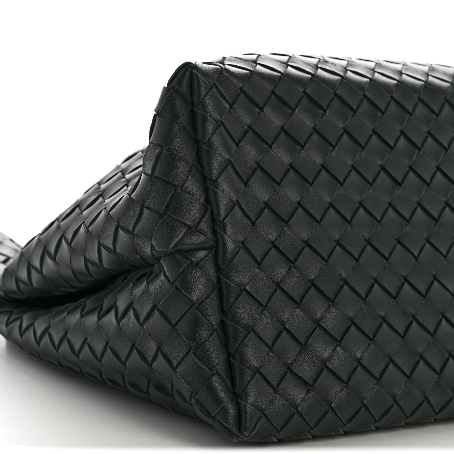 Nappa Intrecciato Large Andiamo Shoulder Bag Inkwell - Image 8