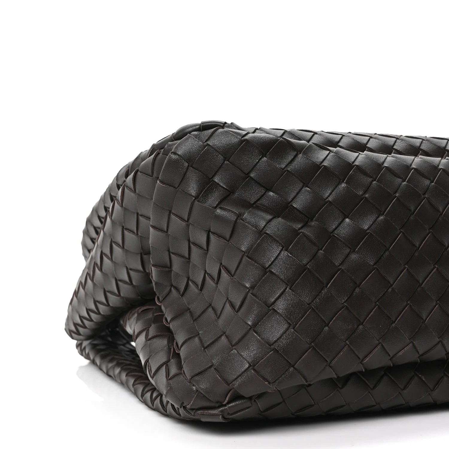 Nappa Intrecciato Large Campana Shoulder Bag Fondant - Image 19