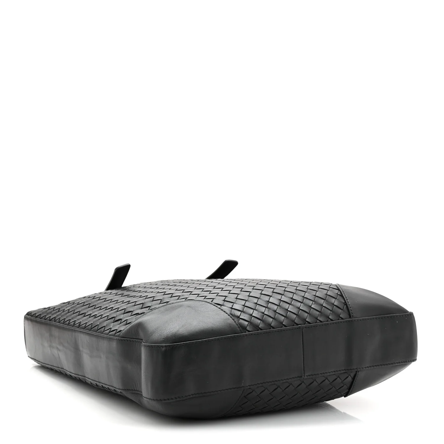 Nappa Intrecciato Light Calf Shopper Tote Black - Image 5