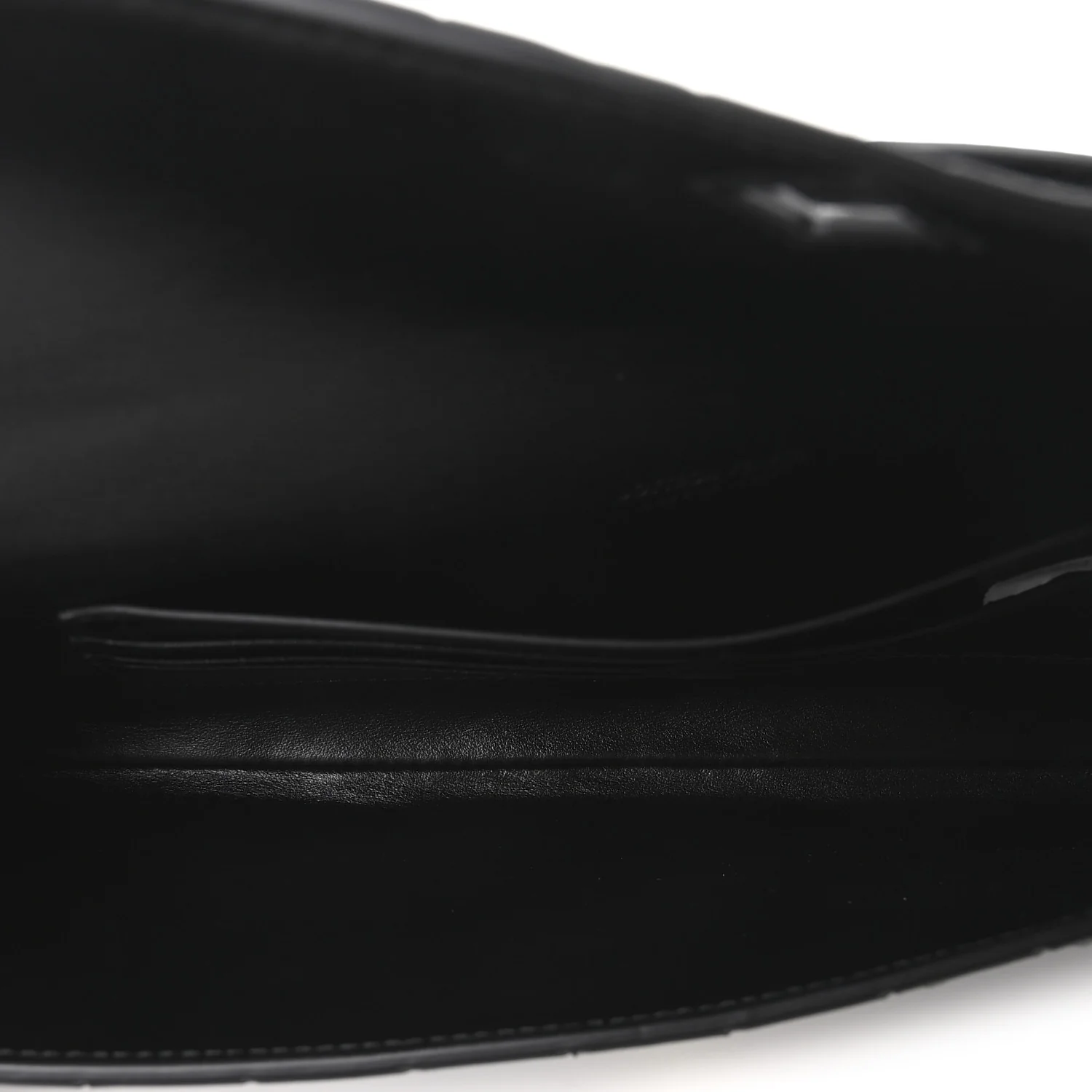 Nappa Intrecciato Long Andiamo Top Handle Clutch Black - Image 5