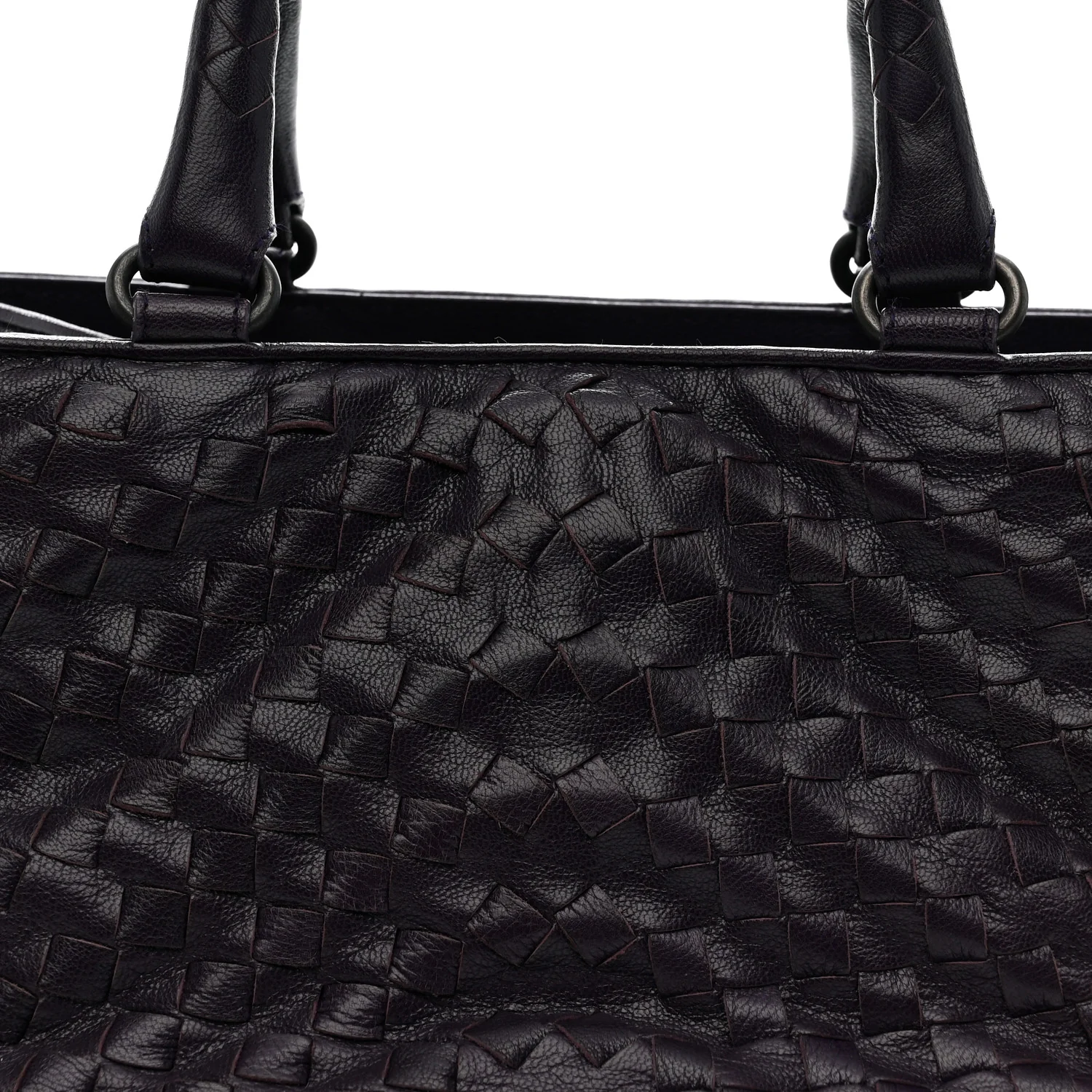 Nappa Intrecciato Maggiore Small Basket Bag Monalisa - Image 7