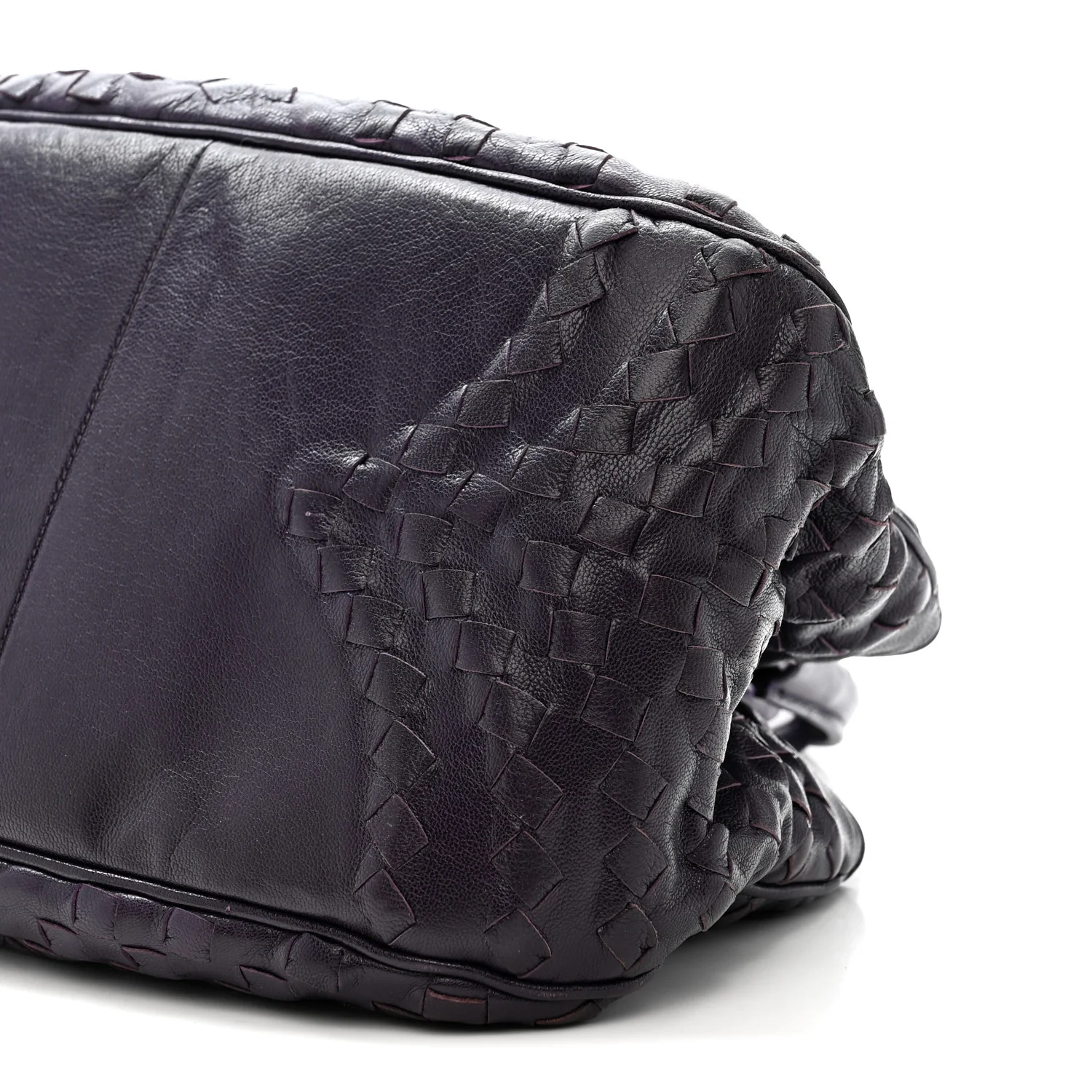 Nappa Intrecciato Maggiore Small Basket Bag Monalisa - Image 9