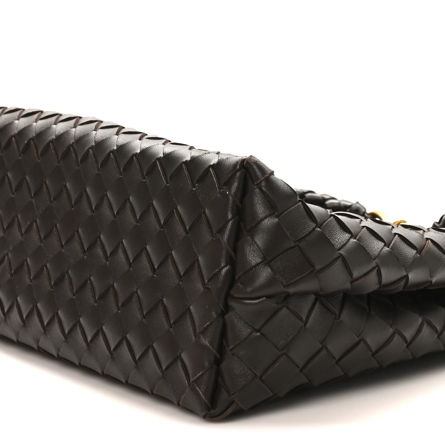 Nappa Intrecciato Medium Andiamo Shoulder Bag Fondant - Image 9