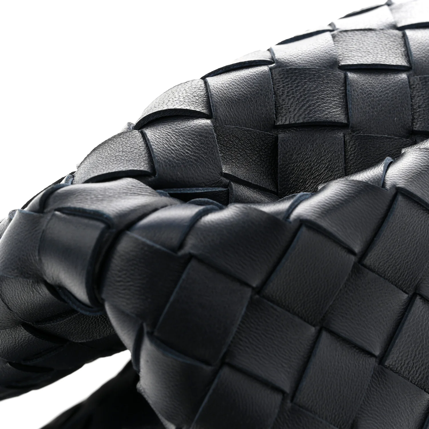 Nappa Intrecciato Medium Campana Shoulder Bag Midnight - Image 11