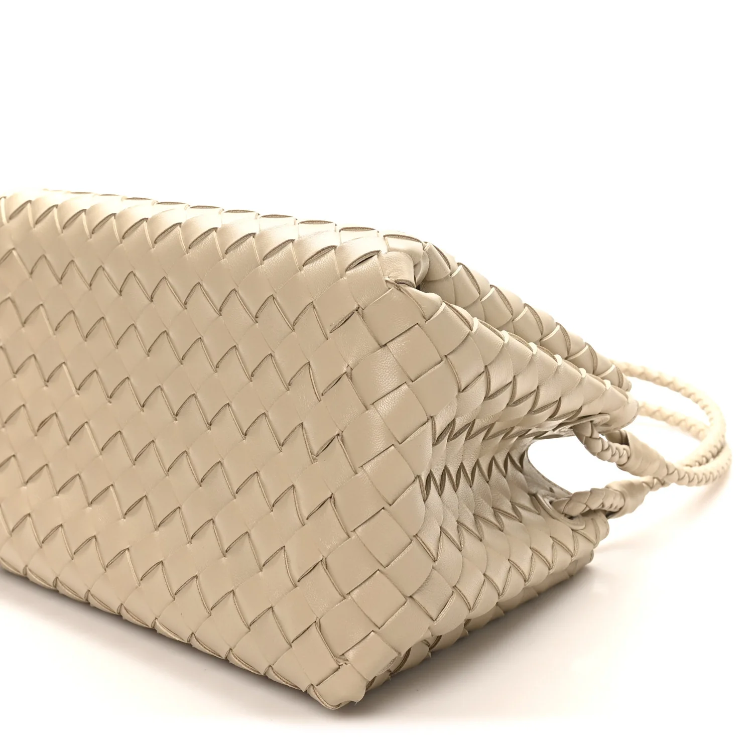 Nappa Intrecciato Medium Parachute Shoulder Bag Tufo - Image 9