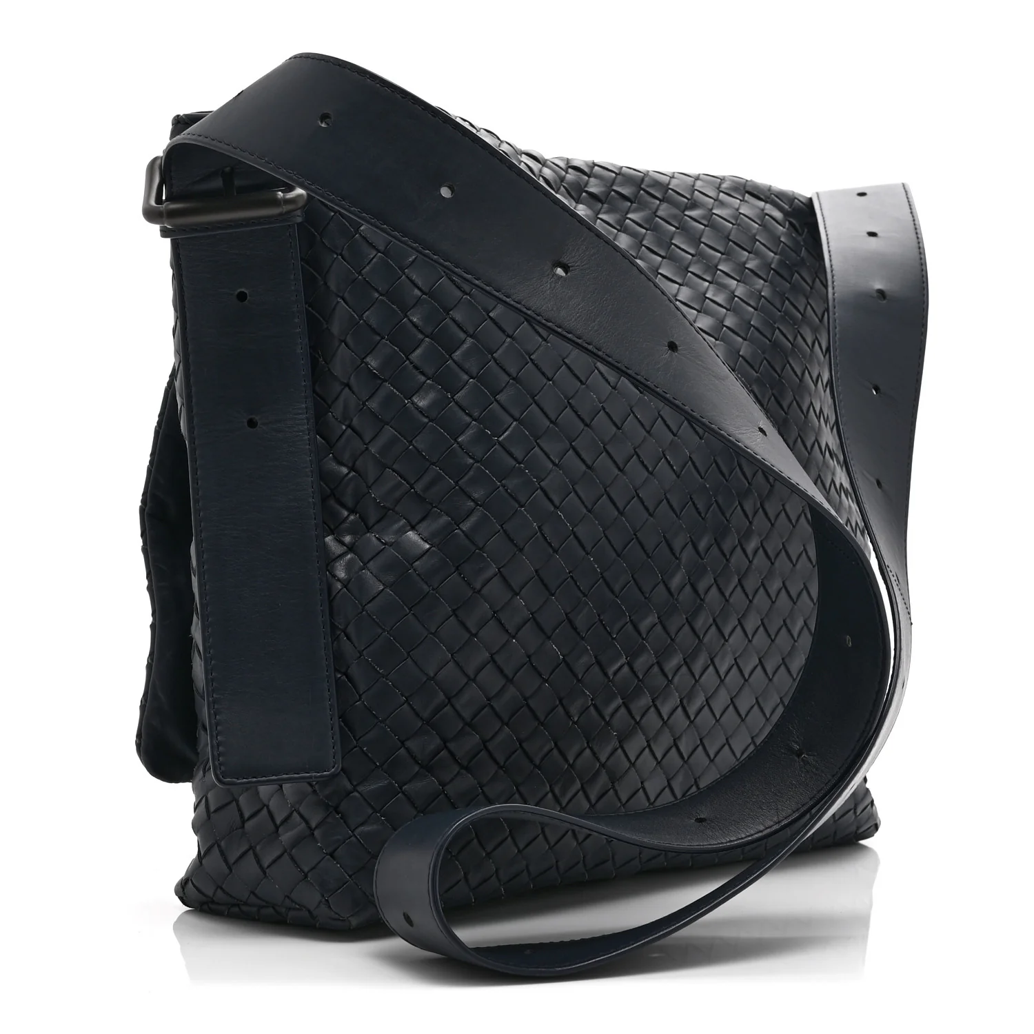 Nappa Intrecciato Messenger Bag Tourmaline - Image 3