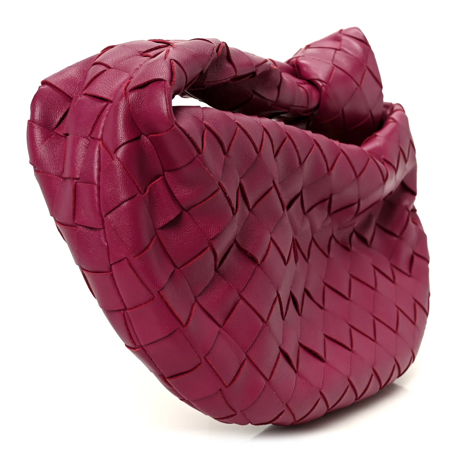 Nappa Intrecciato Mini Jodie Cinnabar - Image 3