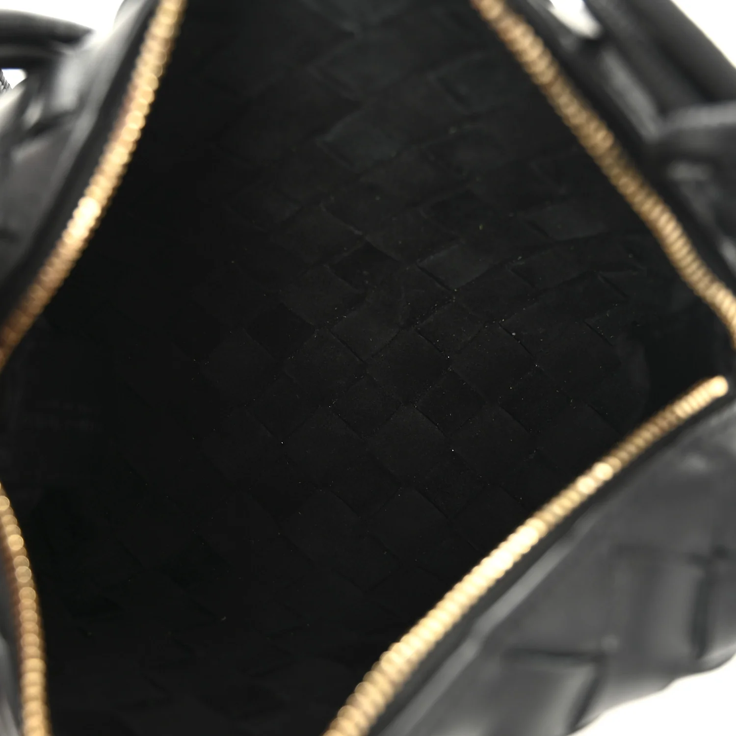 Nappa Intrecciato Mini Loop Camera Bag Black - Image 5