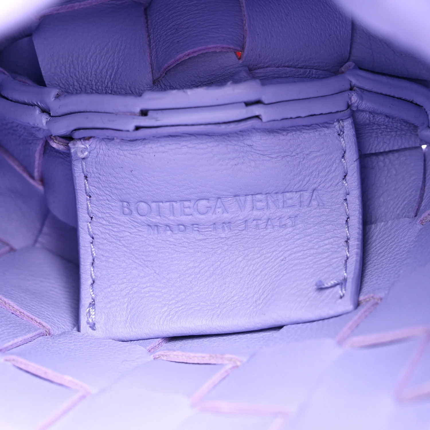 Nappa Intrecciato Mini Sardine Bag Amethyst - Image 6