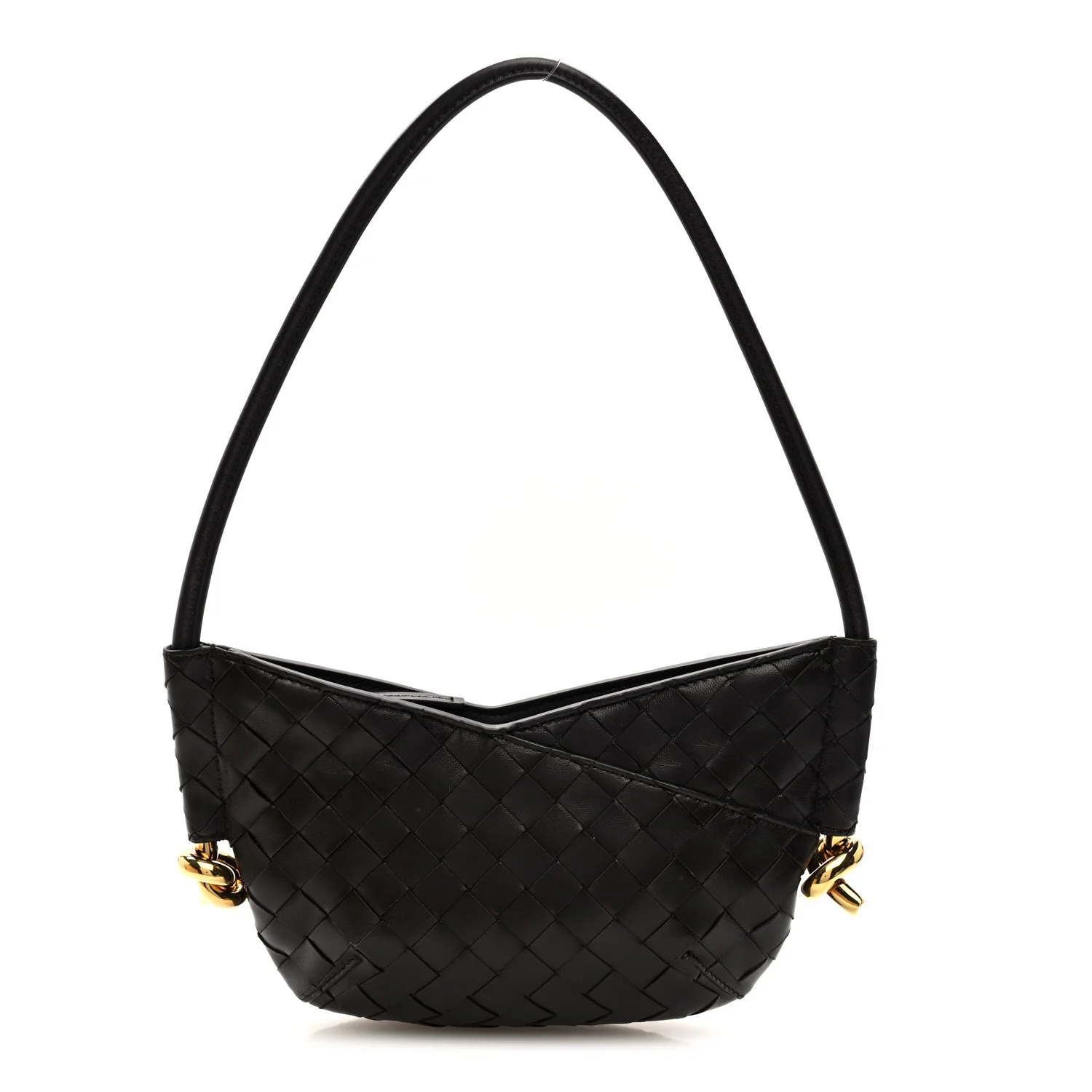 Nappa Intrecciato Mini Solstice Shoulder Bag Fondant