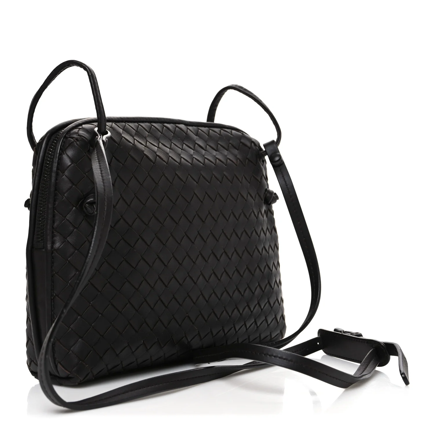 Nappa Intrecciato Nodini Bag Ebano - Image 3
