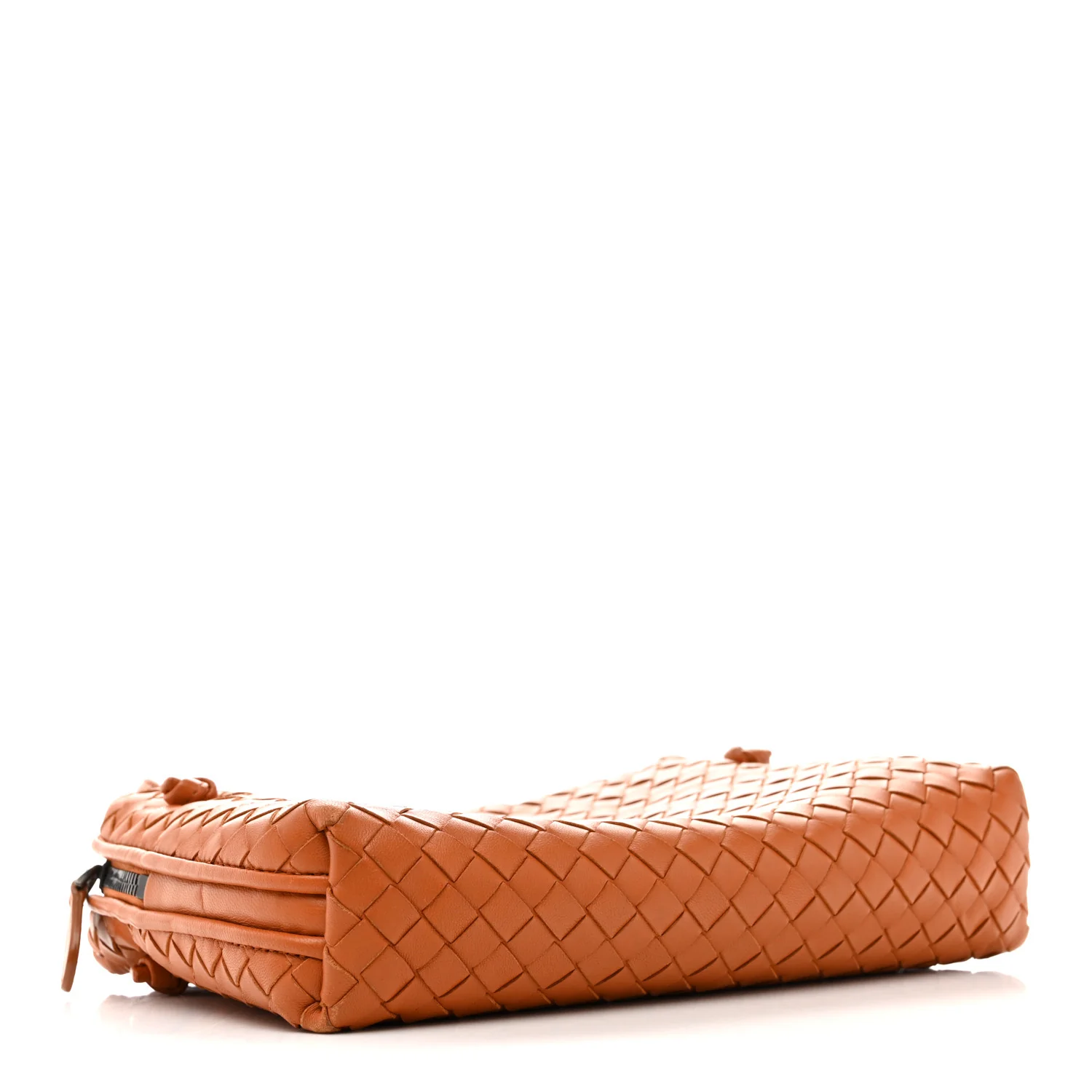 Nappa Intrecciato Nodini Crossbody Messenger Noce - Image 5