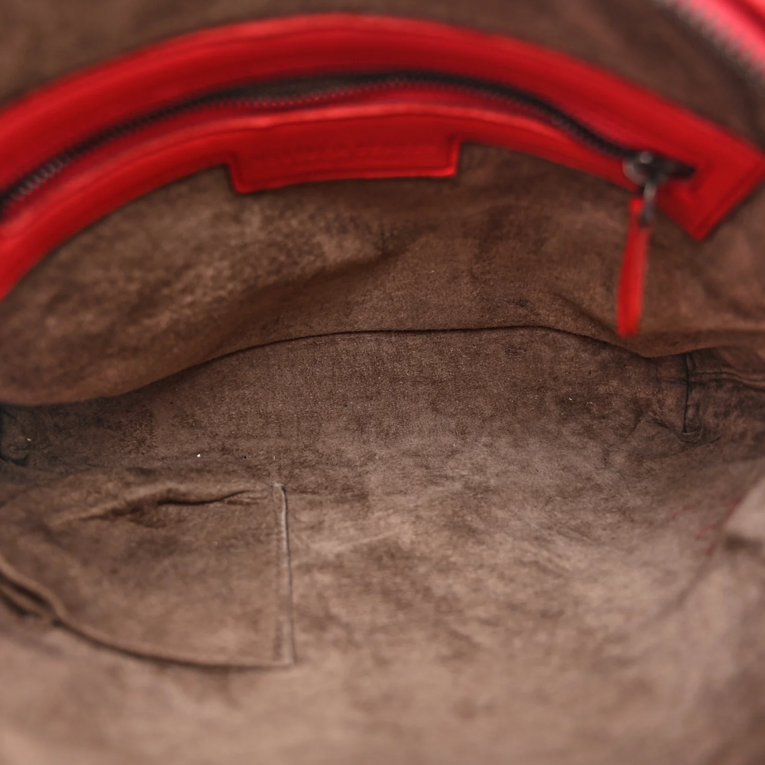 Nappa Intrecciato Nodini Crossbody Messenger Red - Image 5