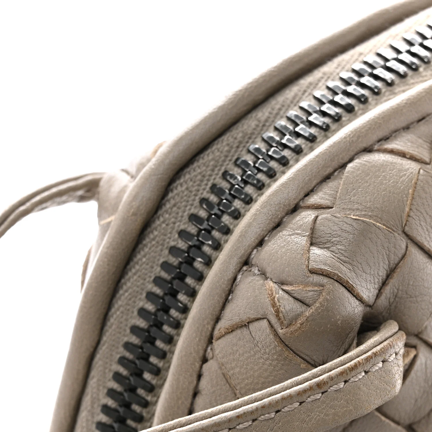 Nappa Intrecciato Nodini Crossbody Messenger Steel - Image 13