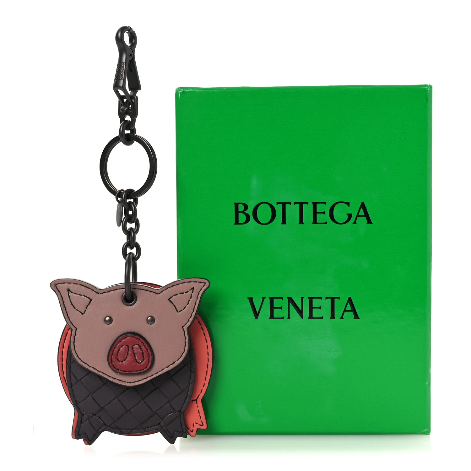 Nappa Intrecciato Pig Charm Multicolor - Image 4
