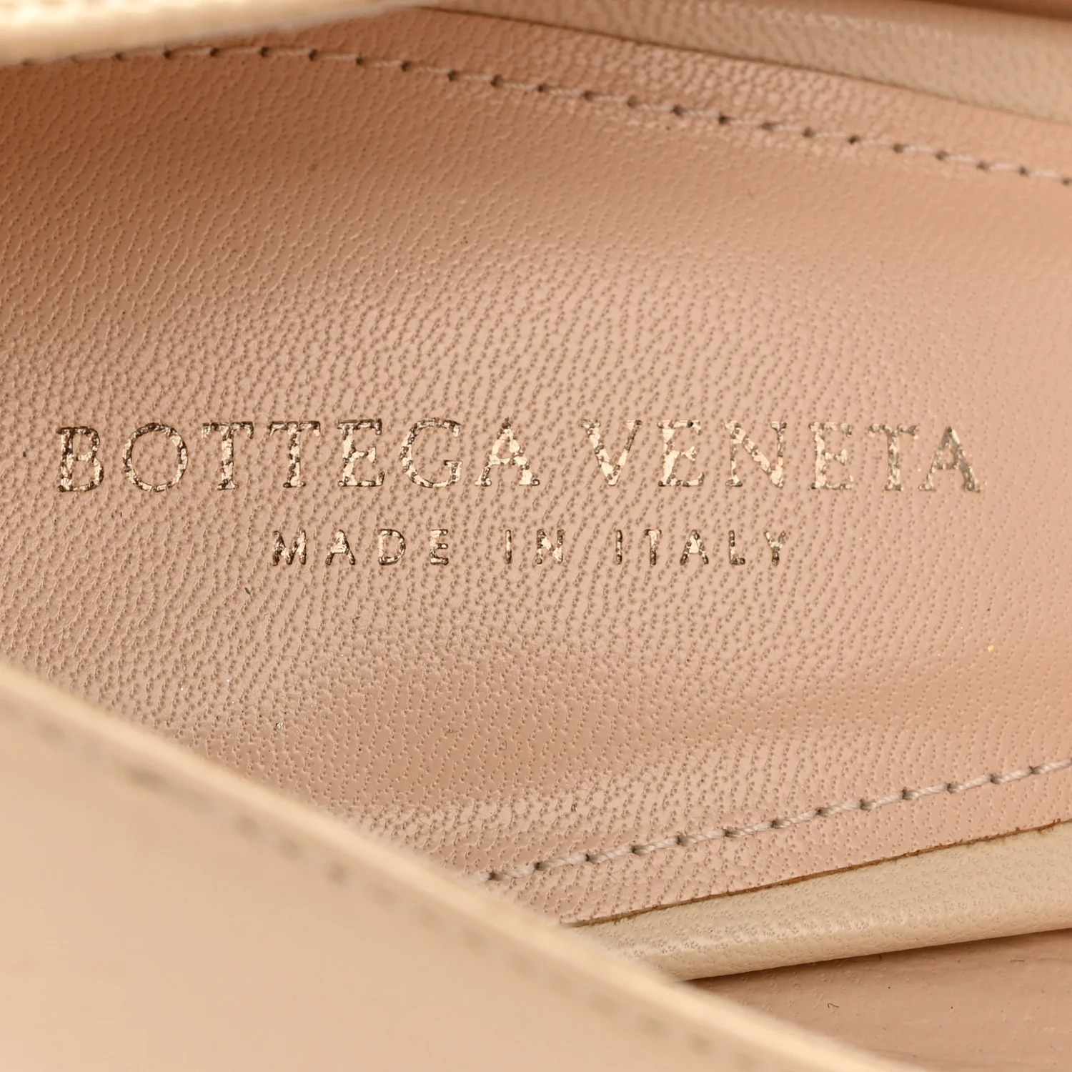 Nappa Intrecciato Platform Pumps 38 Nude - Image 8