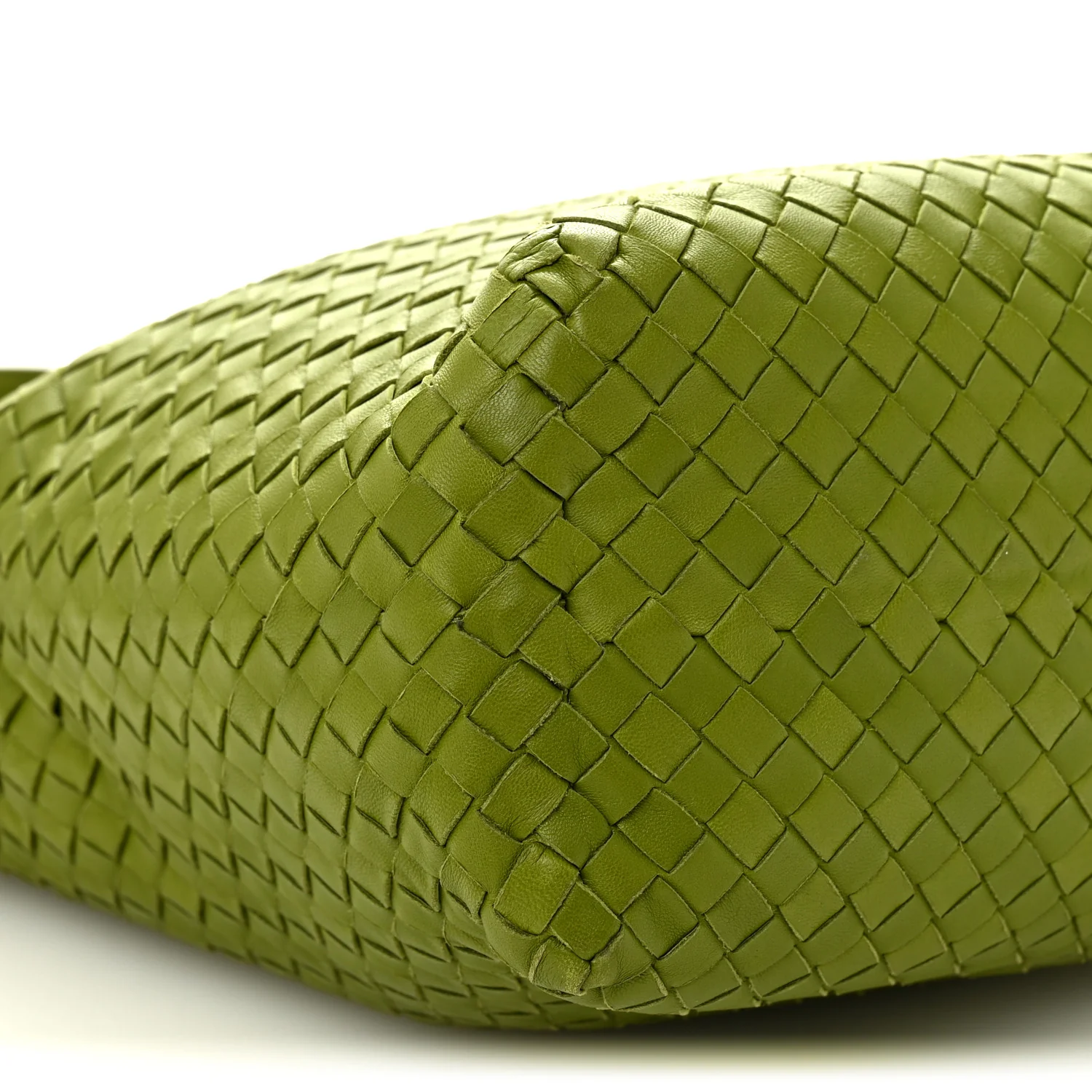 Nappa Intrecciato Shopper Tote Kiwi - Image 9