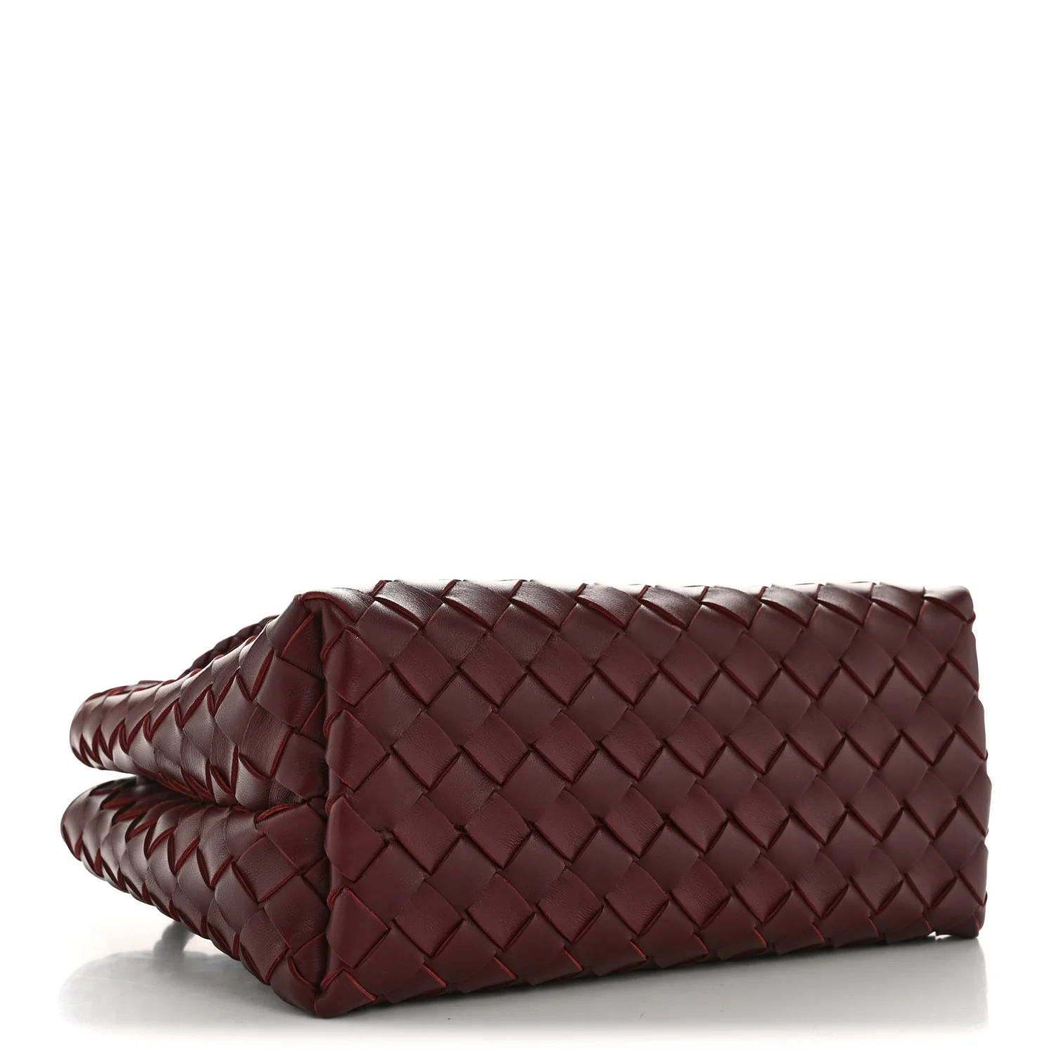 Nappa Intrecciato Small Andiamo Shoulder Bag Barolo - Image 4