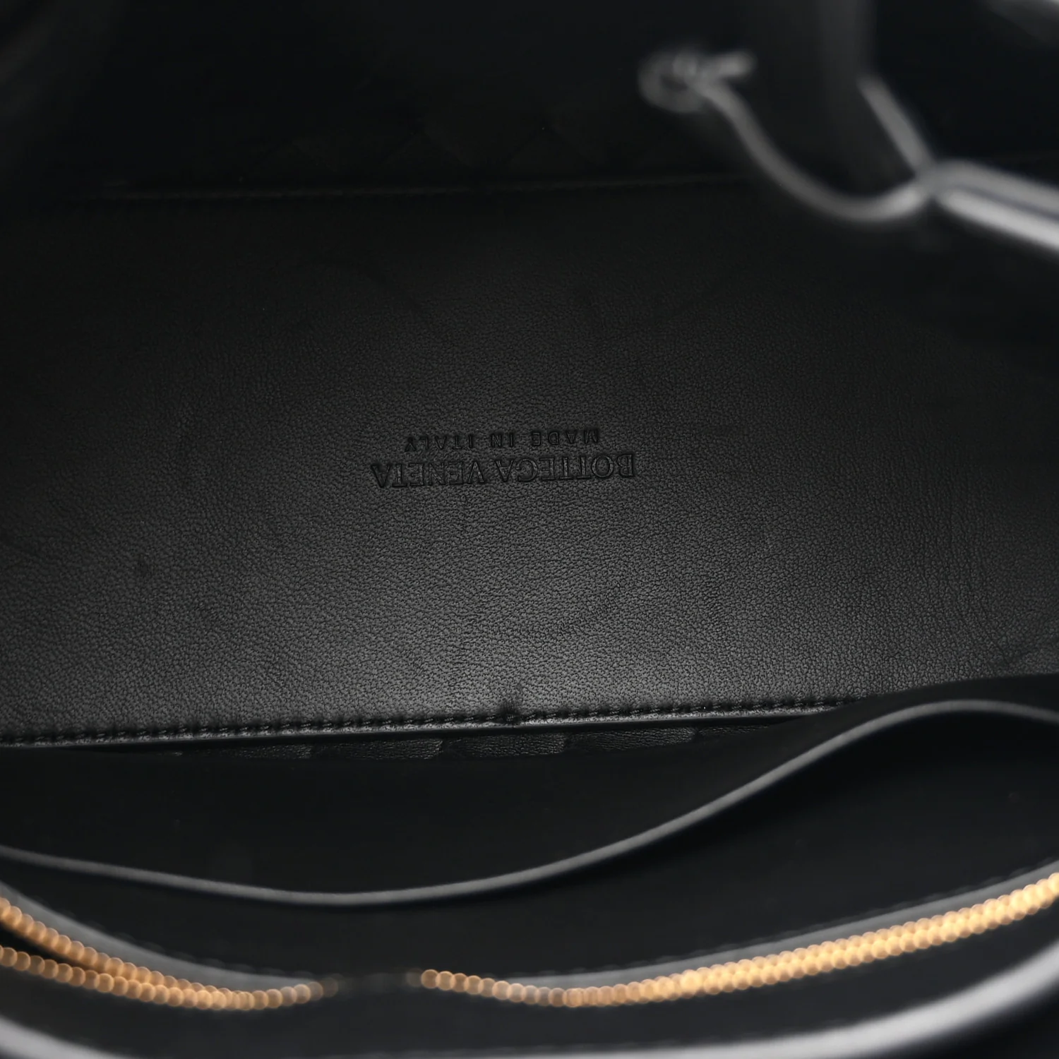 Nappa Intrecciato Small Andiamo Shoulder Bag Black - Image 5